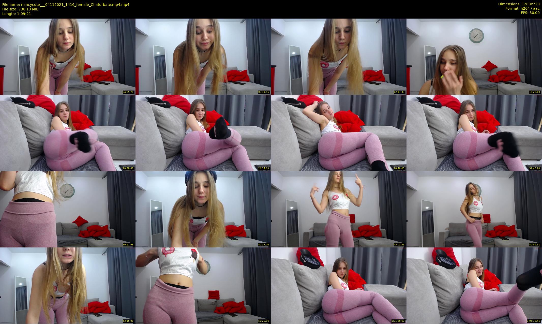 nancycute__ — 70 minute Chaturbate female cam show recording, 720p, Nov 4, 2021