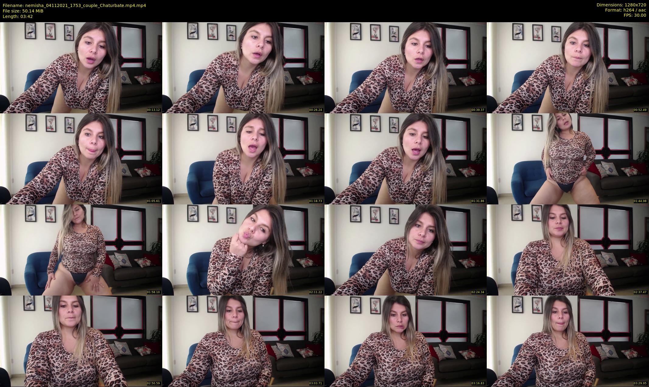 nemisha — 4 minute Chaturbate female cam show recording, 720p, Nov 4, 2021