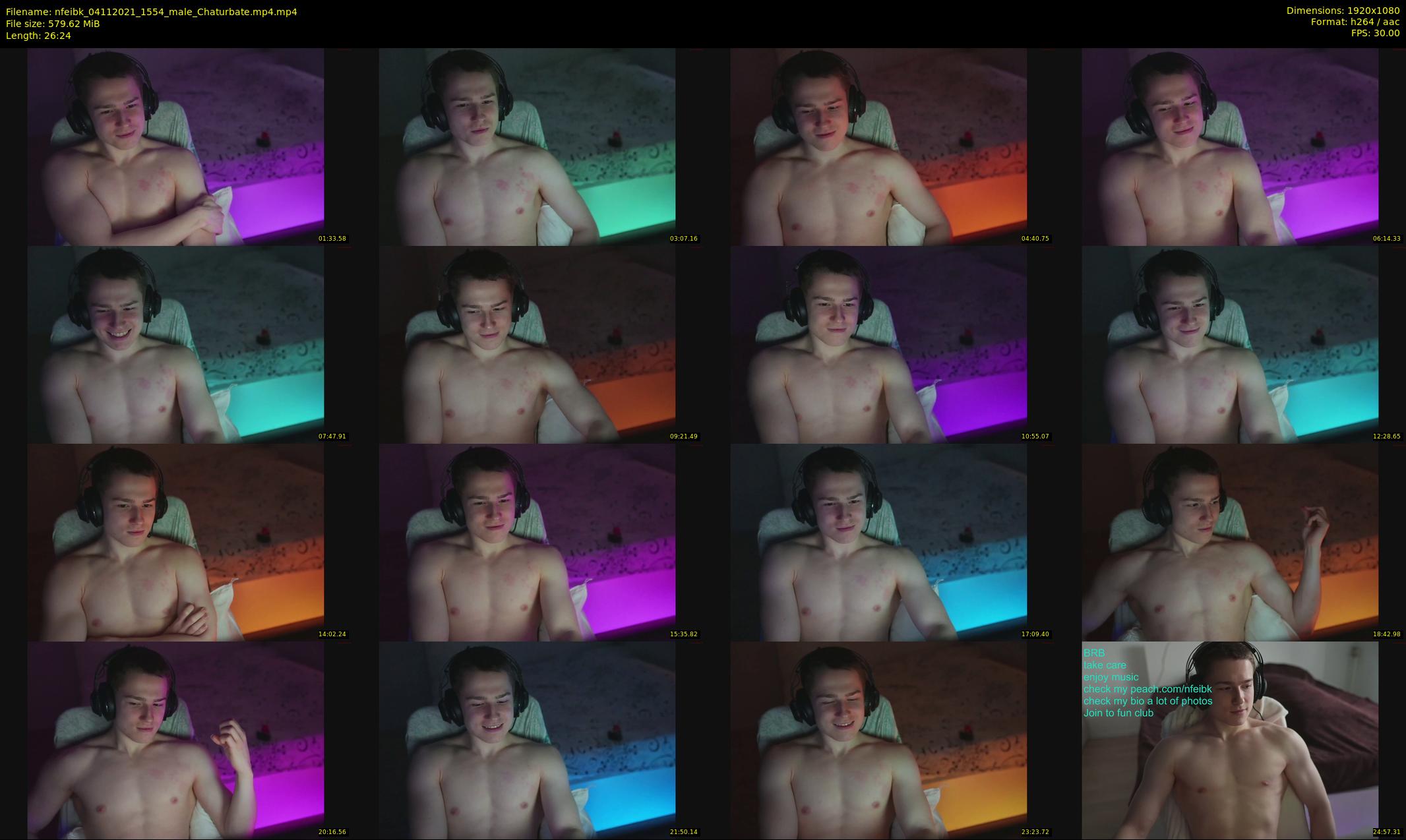 nfeibk — 27 minute Chaturbate male cam show recording, 1080p, Nov 4, 2021