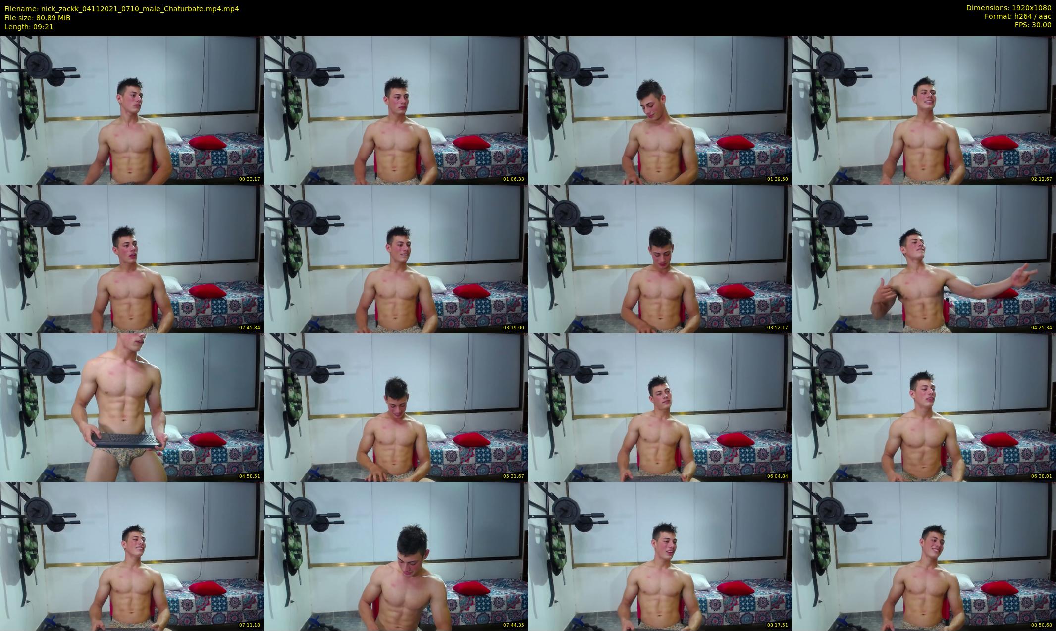 nick_zackk — 10 minute Chaturbate male cam show recording, 1080p, Nov 4, 2021