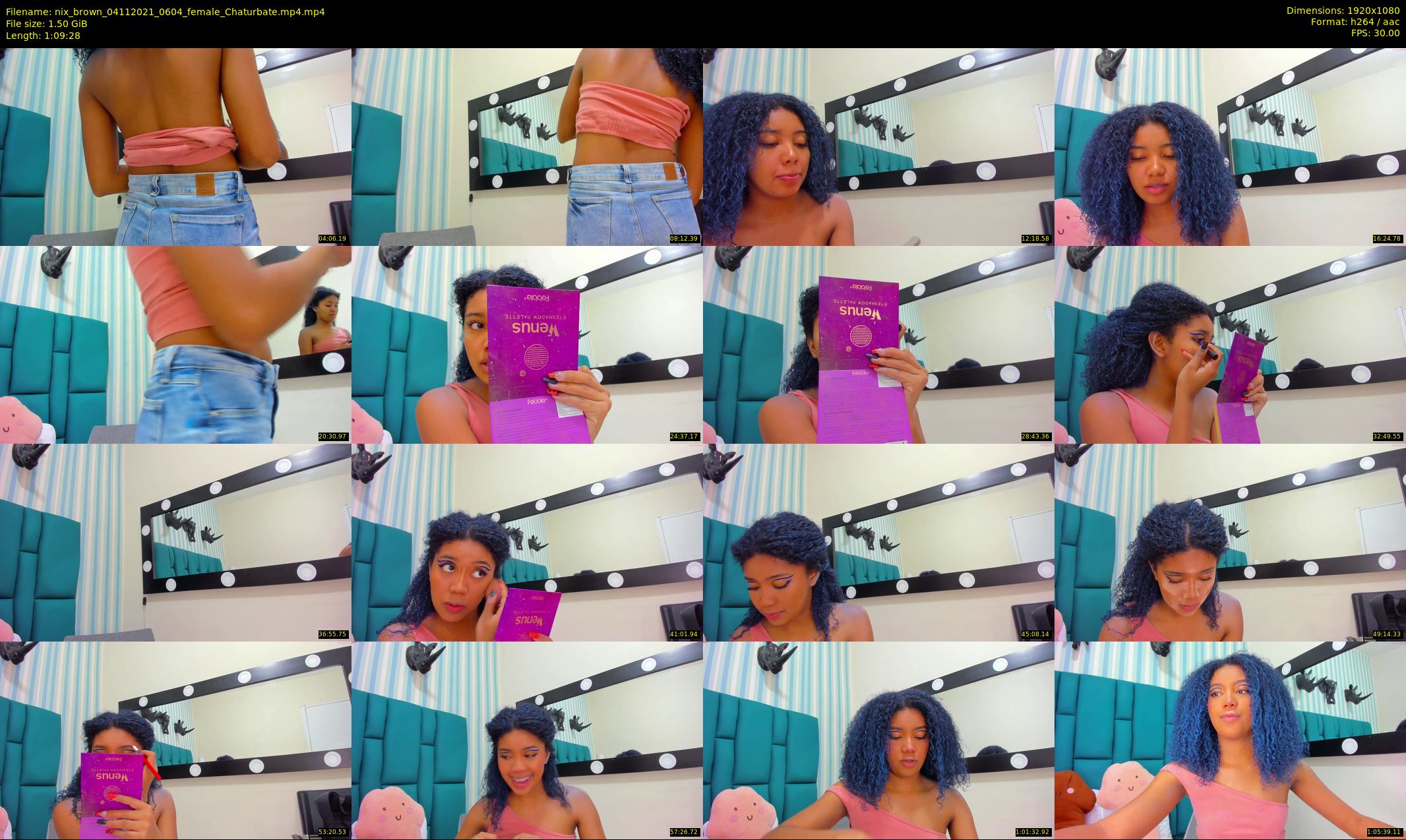 nix_brown — 70 minute Chaturbate female cam show recording, 1080p, Nov 4, 2021