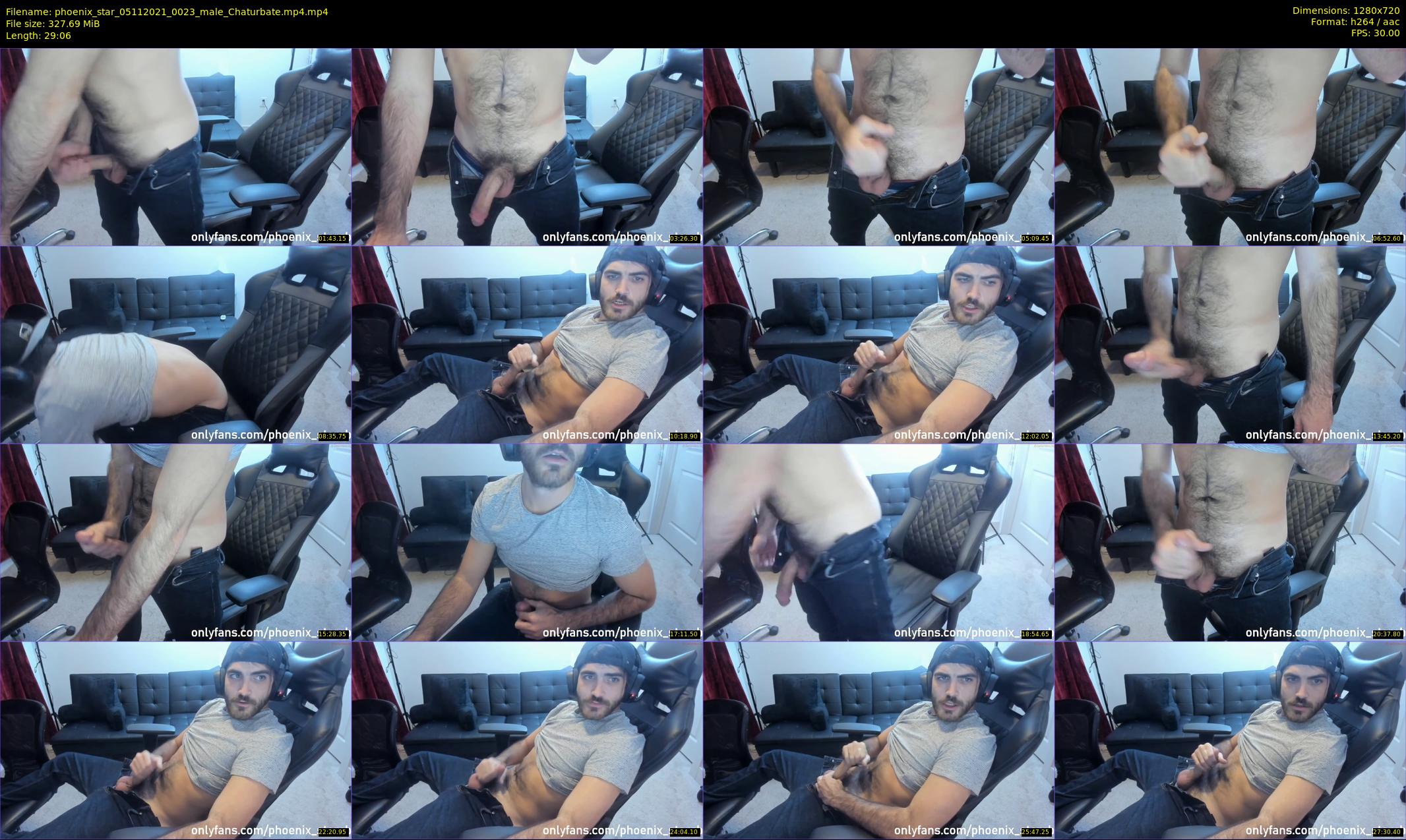phoenix_star — 30 minute Chaturbate male cam show recording, 720p, Nov 5, 2021