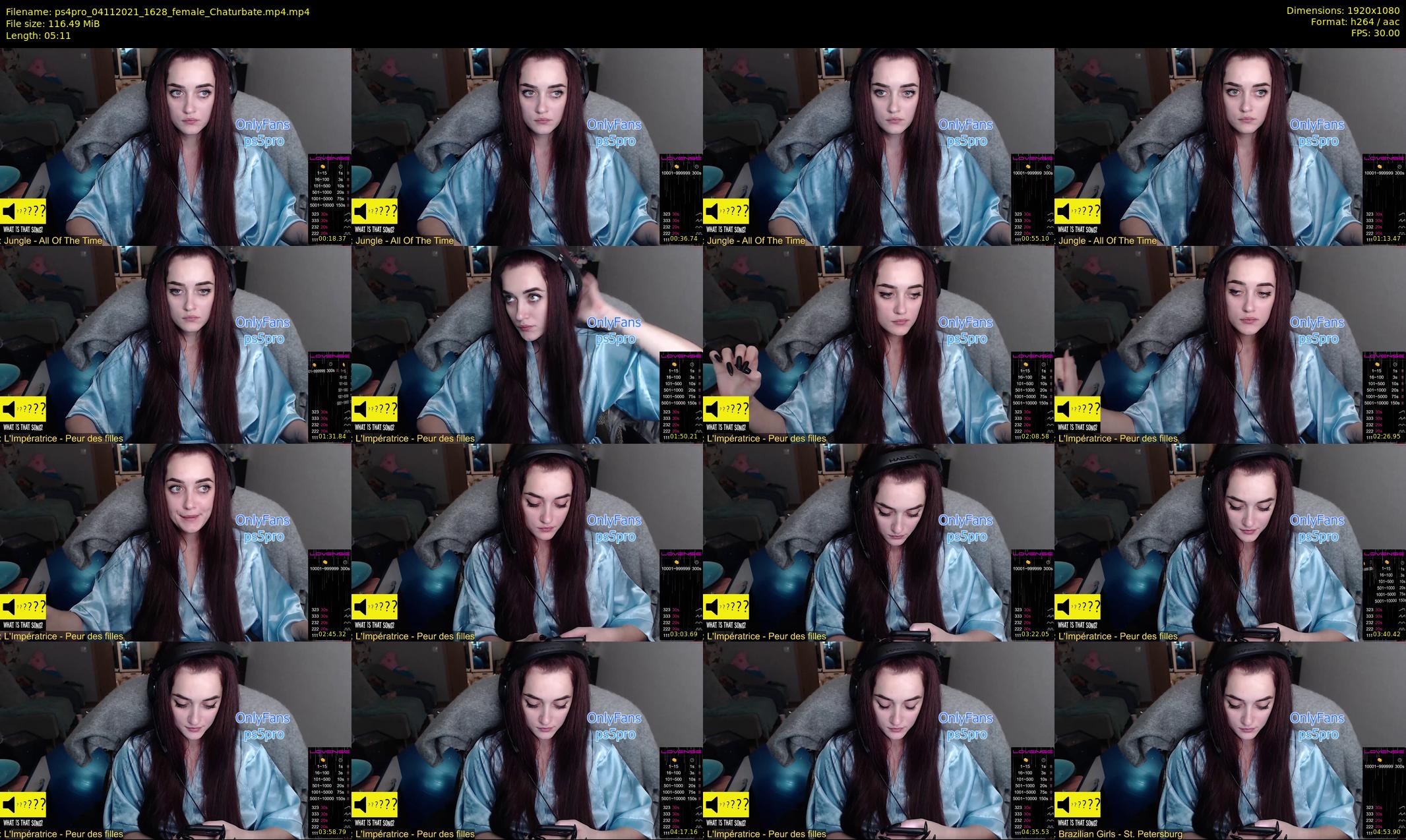 ps4pro — 6 minute Chaturbate female cam show recording, 1080p, Nov 4, 2021