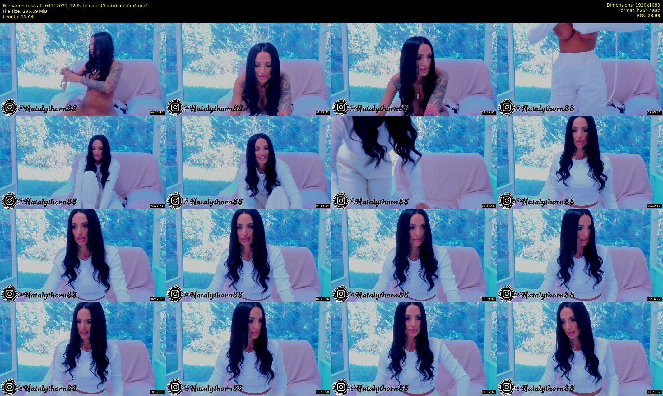 rosetatt — 14 minute Chaturbate female cam show recording, 1080p, Nov 4, 2021