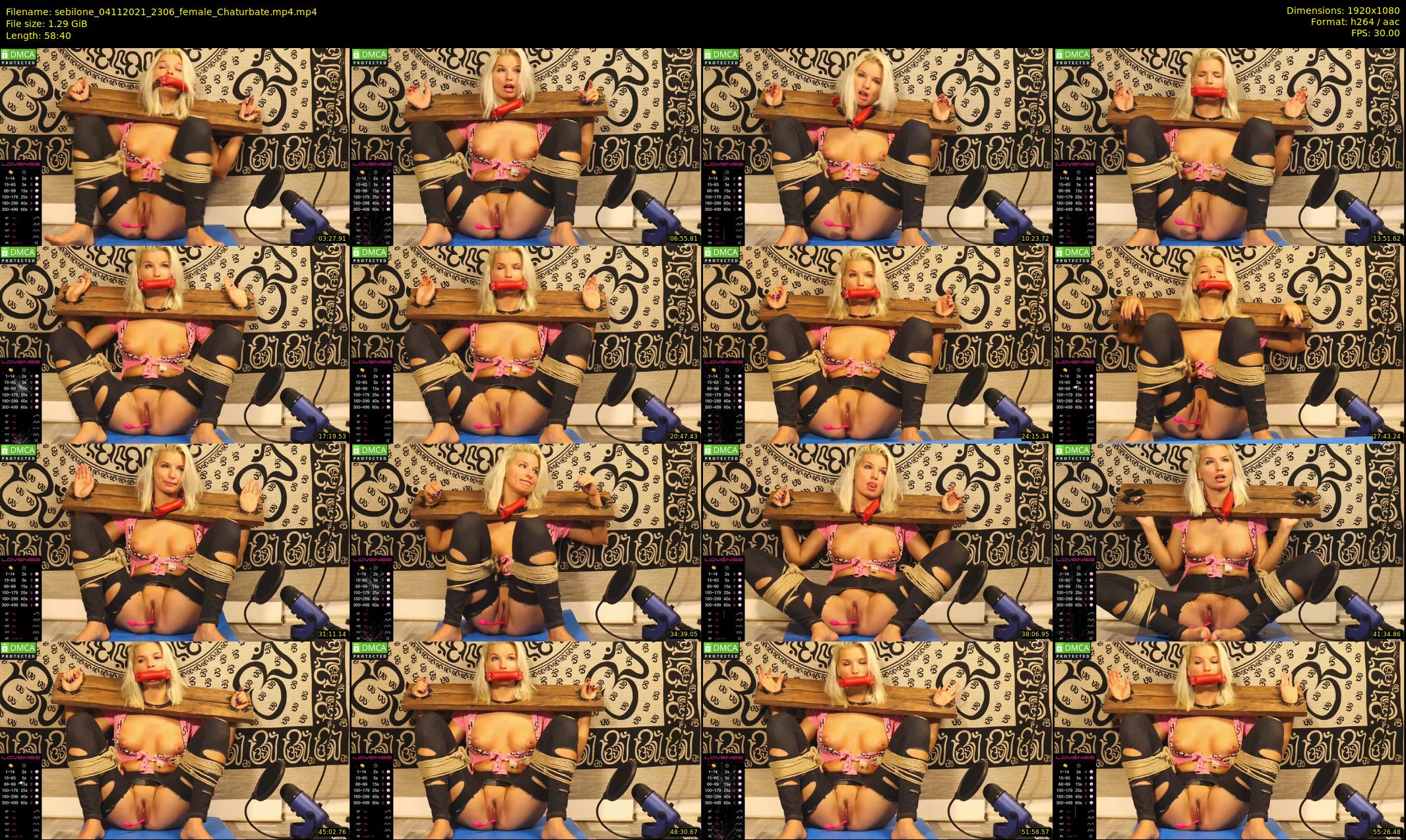 sebilone — 59 minute Chaturbate couple cam show recording, 1080p, Nov 4, 2021