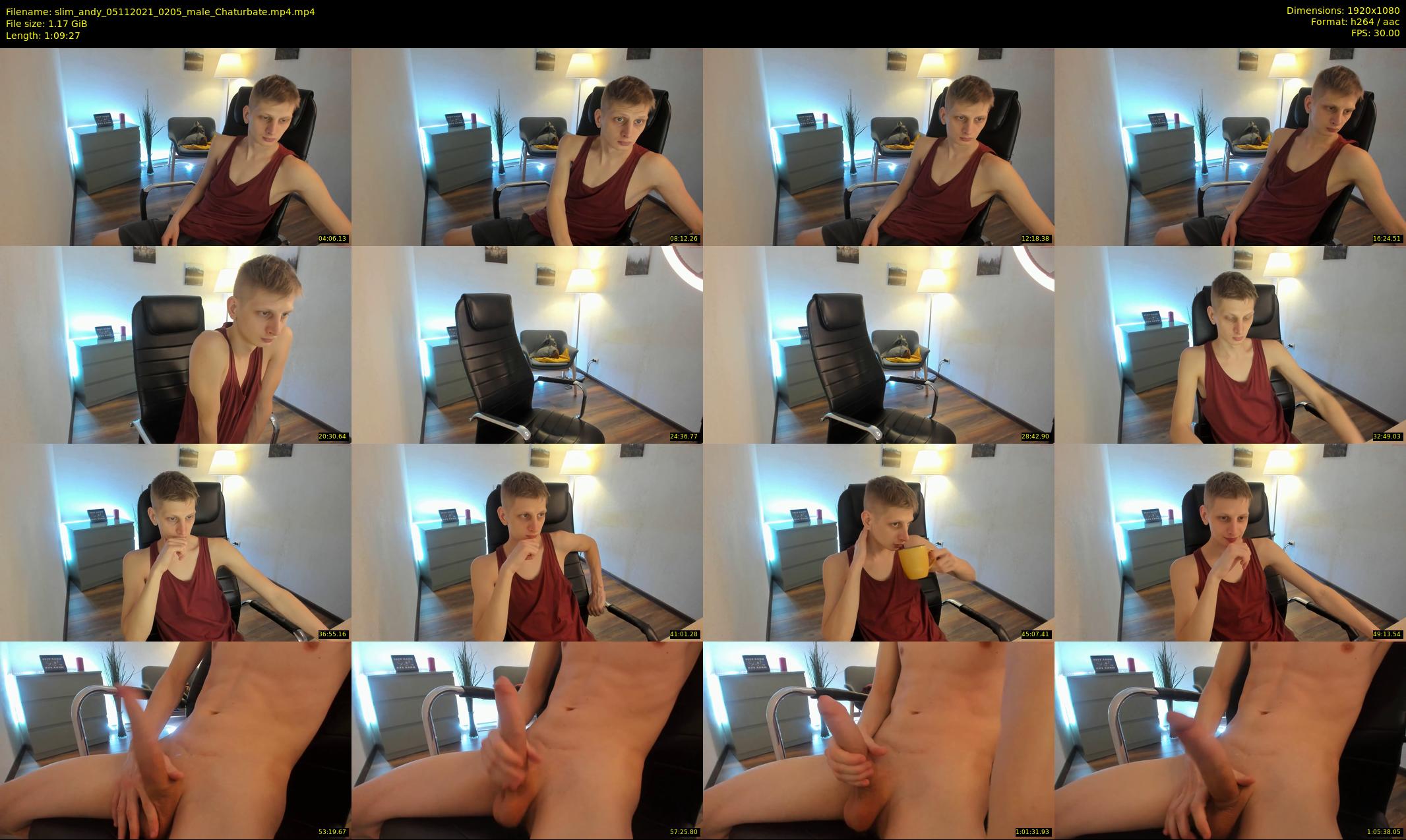 slim_andy — 70 minute Chaturbate male cam show recording, 1080p, Nov 5, 2021