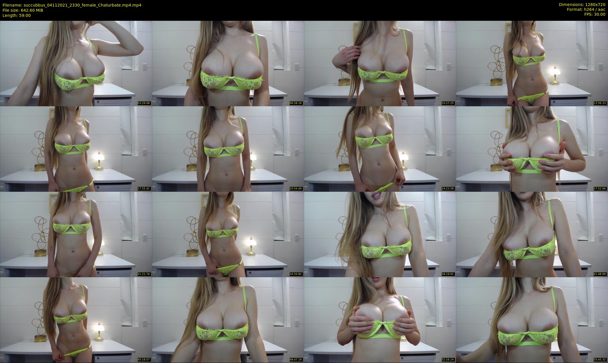 succubbus — 59 minute Chaturbate female cam show recording, 720p, Nov 4, 2021