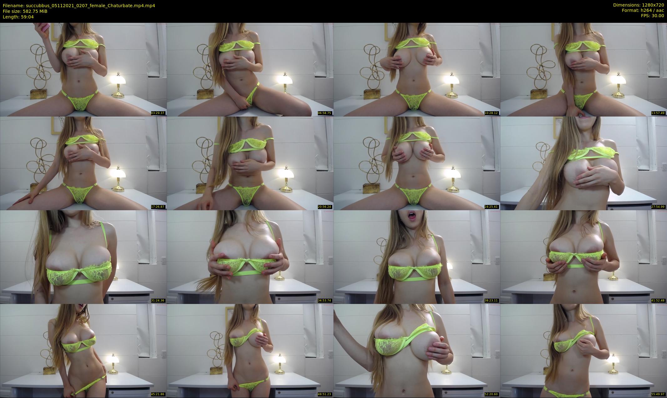 succubbus — 60 minute Chaturbate female cam show recording, 720p, Nov 5, 2021