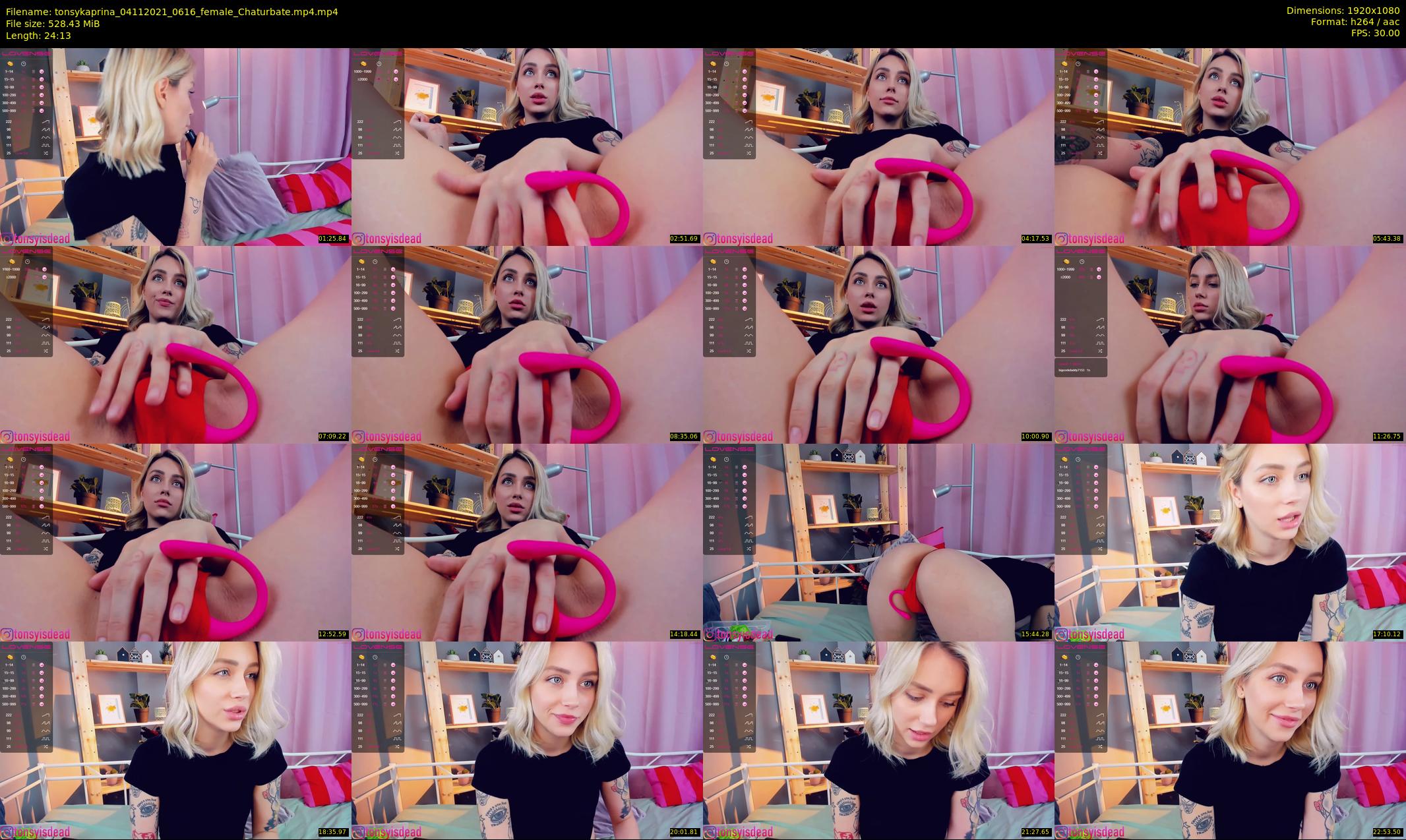 tonsykaprina — 25 minute Chaturbate couple cam show recording, 1080p, Nov 4, 2021