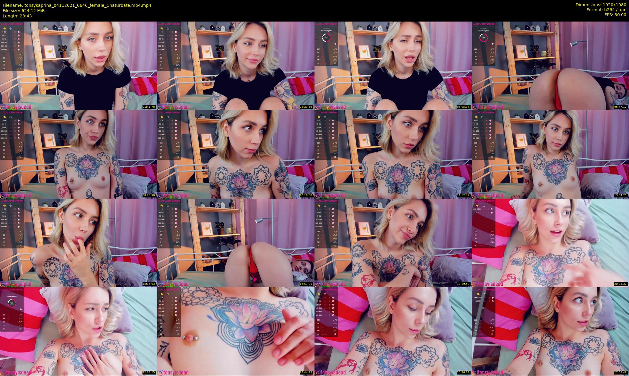 tonsykaprina — 29 minute Chaturbate couple cam show recording, 1080p, Nov 4, 2021