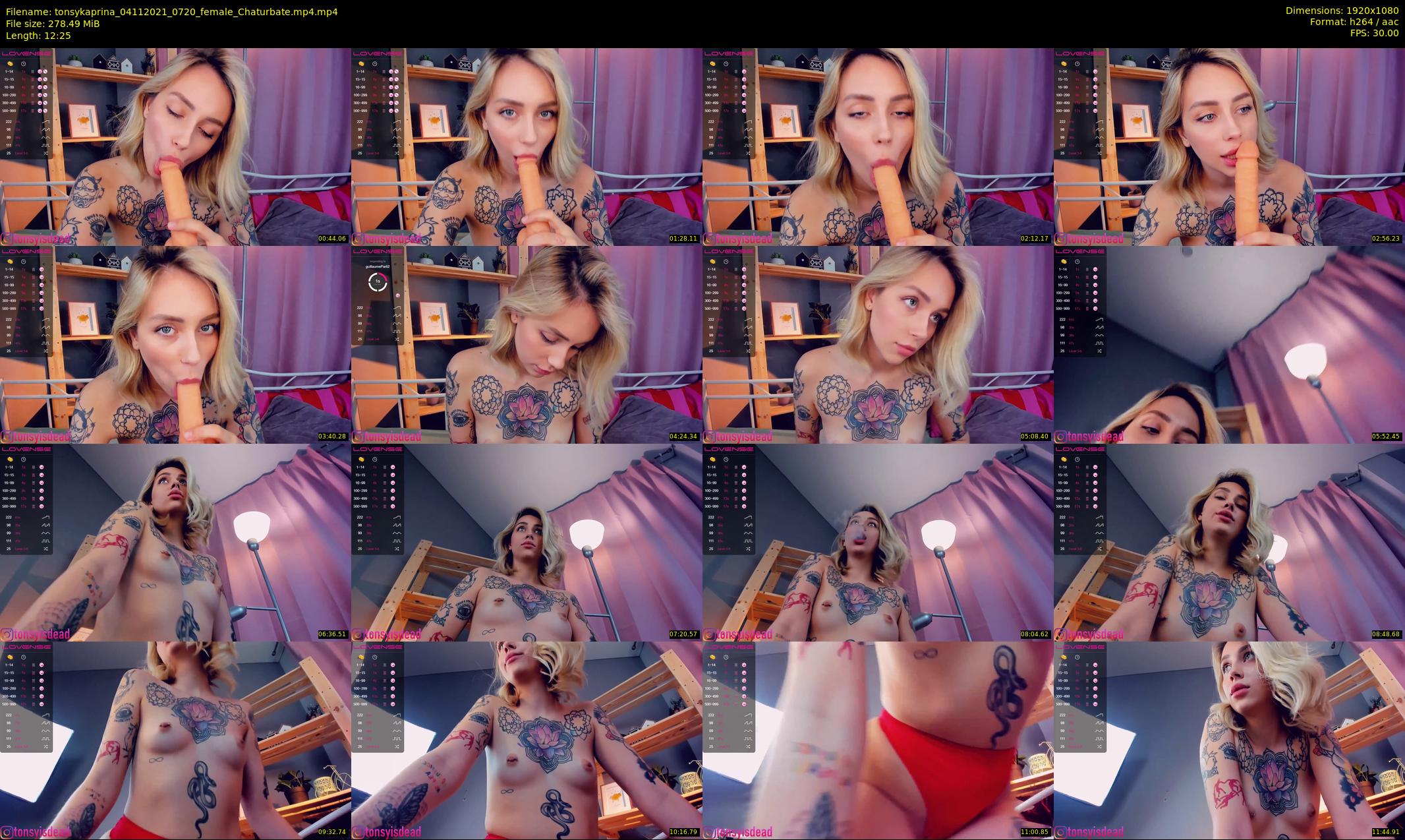 tonsykaprina — 13 minute Chaturbate couple cam show recording, 1080p, Nov 4, 2021