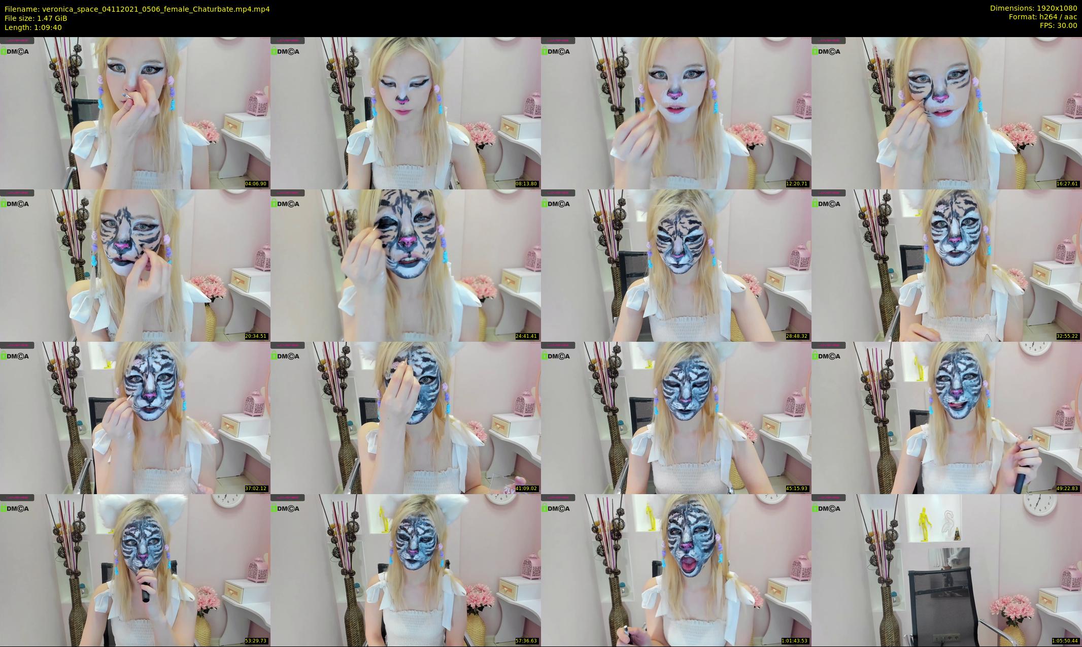 veronica_space — 70 minute Chaturbate female cam show recording, 1080p, Nov 4, 2021