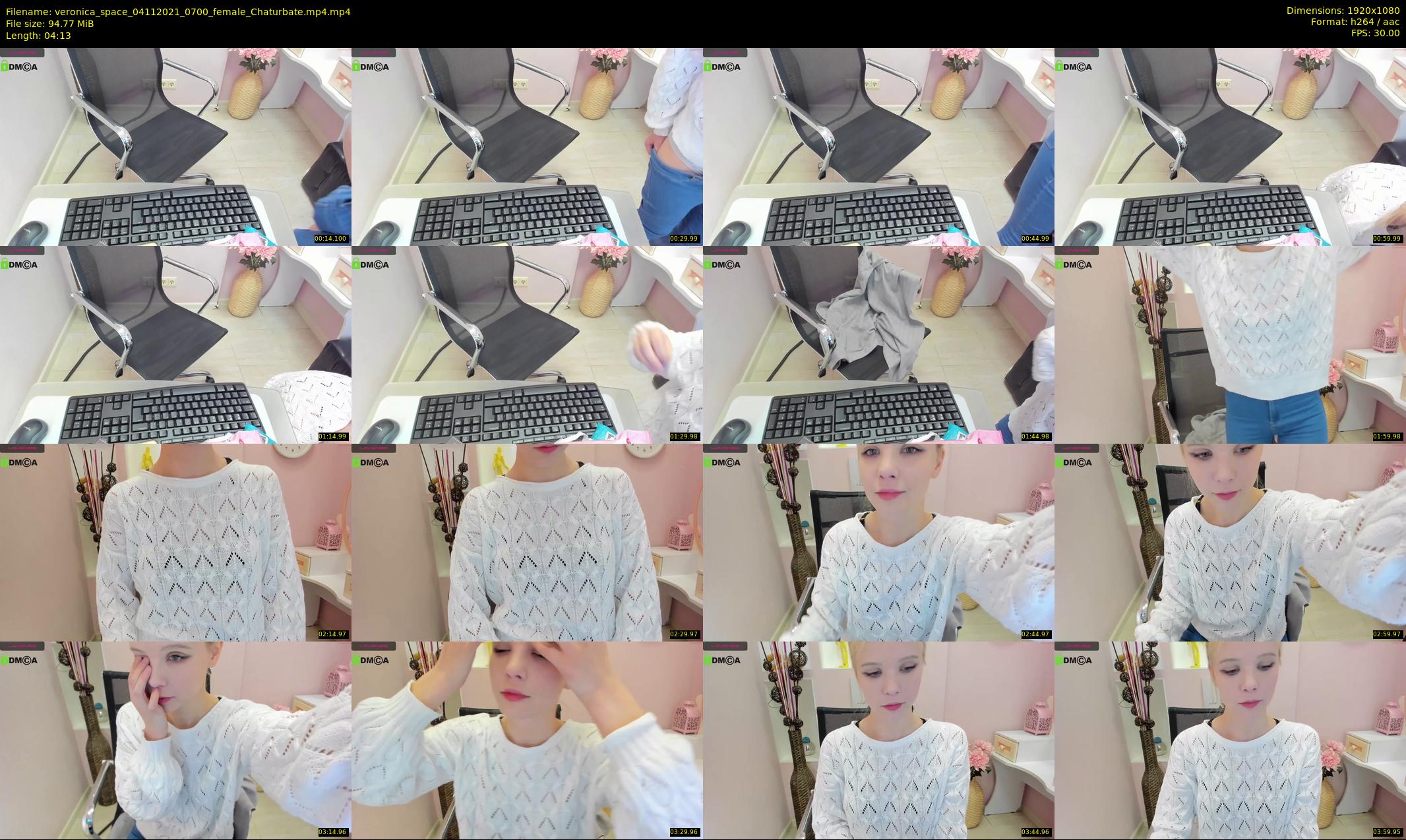 veronica_space — 5 minute Chaturbate female cam show recording, 1080p, Nov 4, 2021