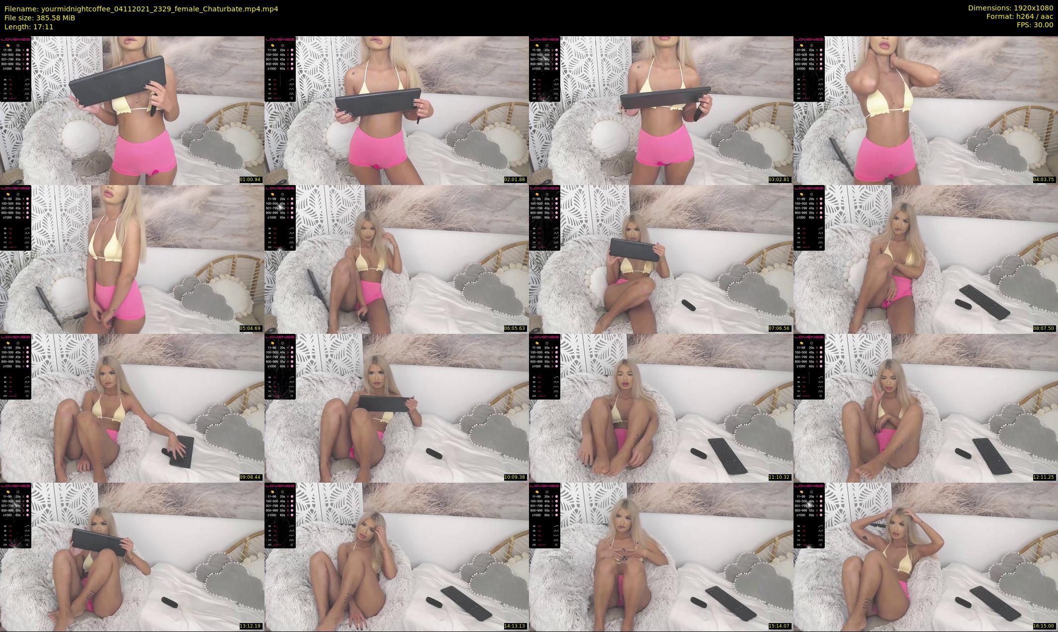 yourmidnightcoffee — 18 minute Chaturbate female cam show recording, 1080p, Nov 4, 2021