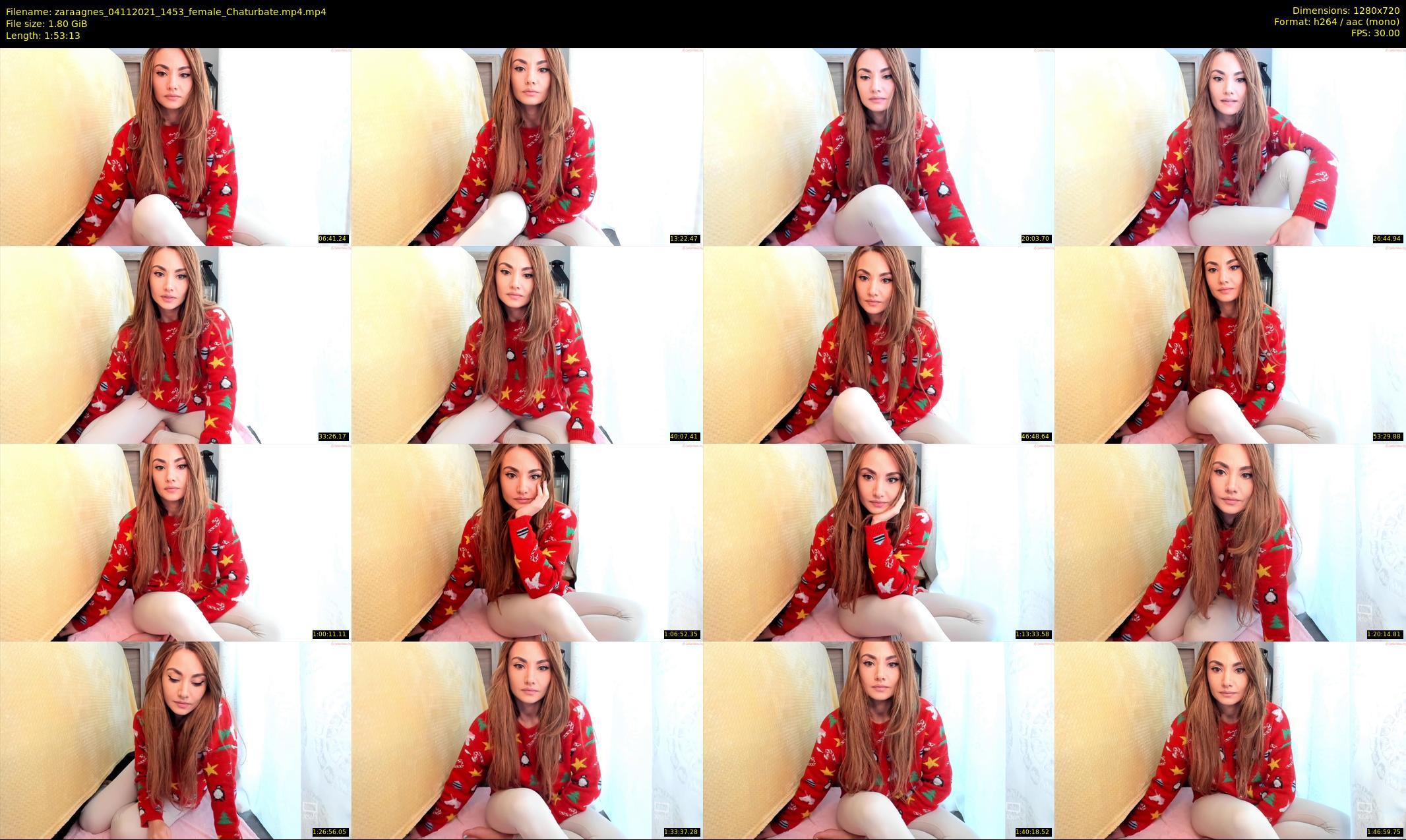 zaraagnes — 114 minute Chaturbate female cam show recording, 720p, Nov 4, 2021