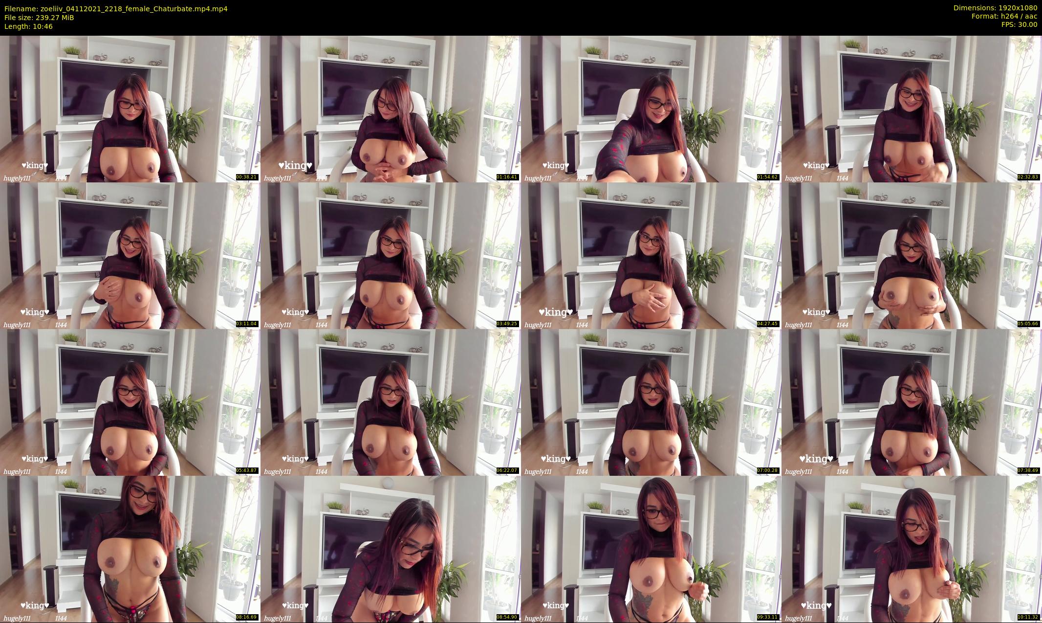 zoeliiv — 11 minute Chaturbate female cam show recording, 1080p, Nov 4, 2021