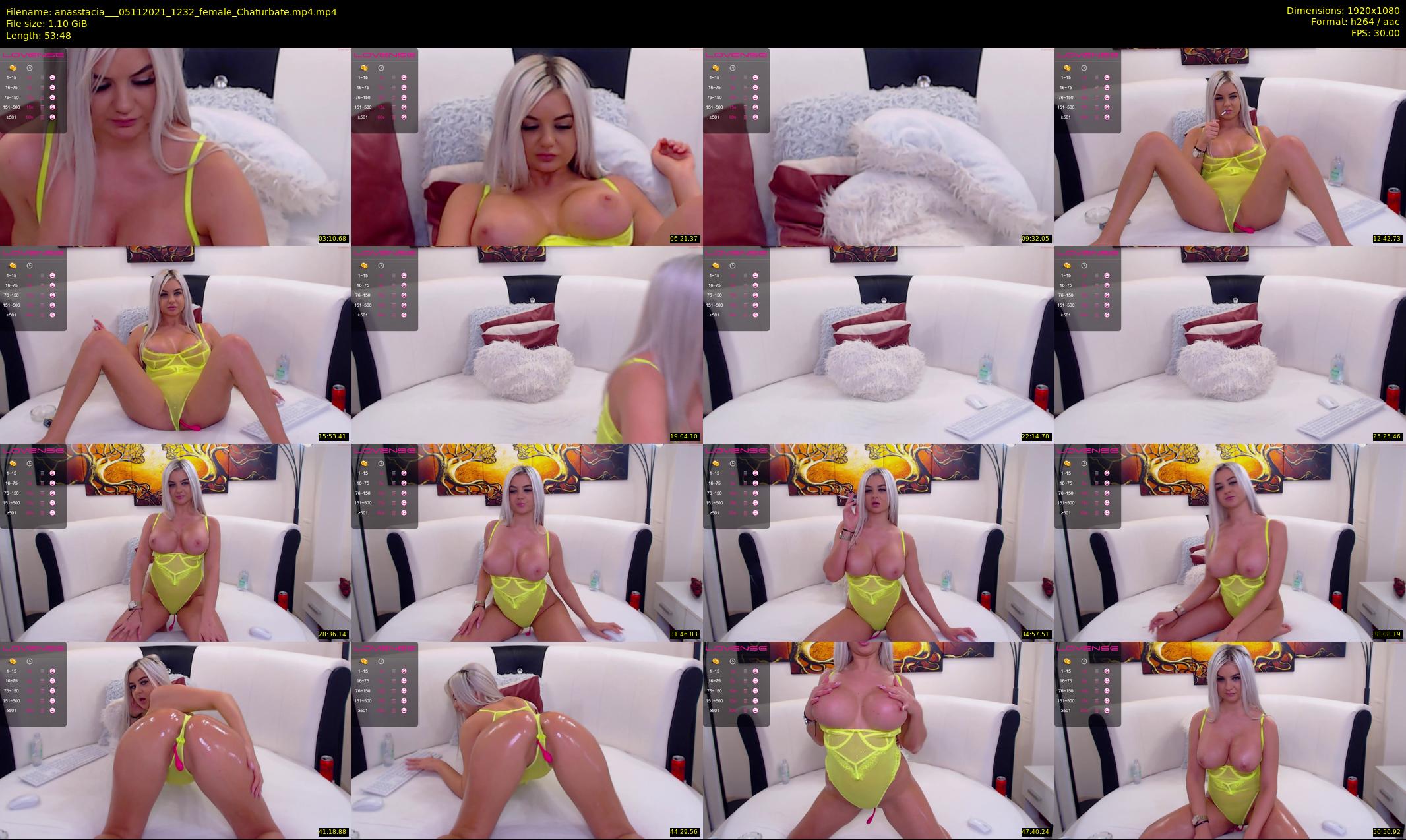 anasstacia__ — 54 minute Chaturbate female cam show recording, 1080p, Nov 5, 2021
