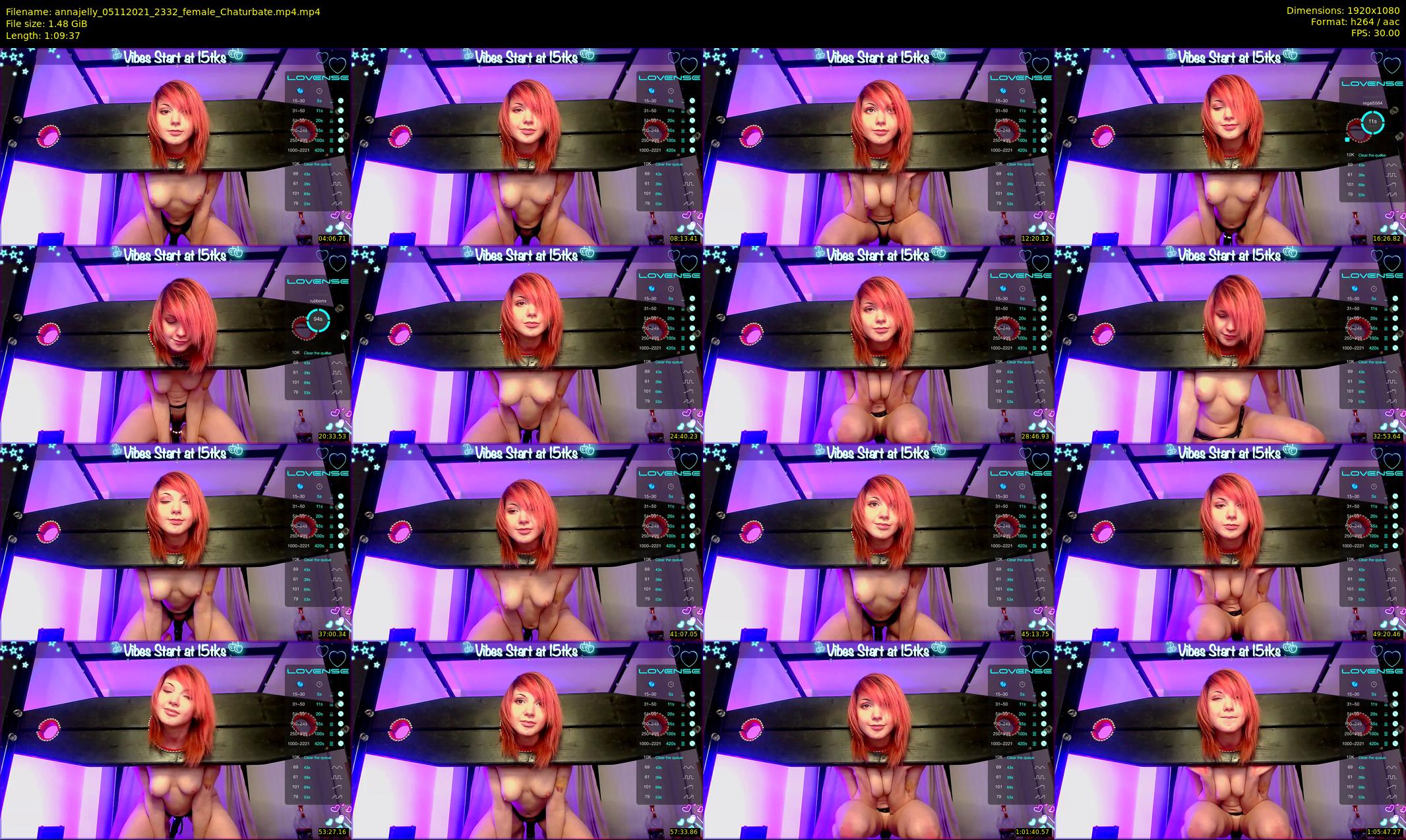 annajelly — 70 minute Chaturbate couple cam show recording, 1080p, Nov 5, 2021