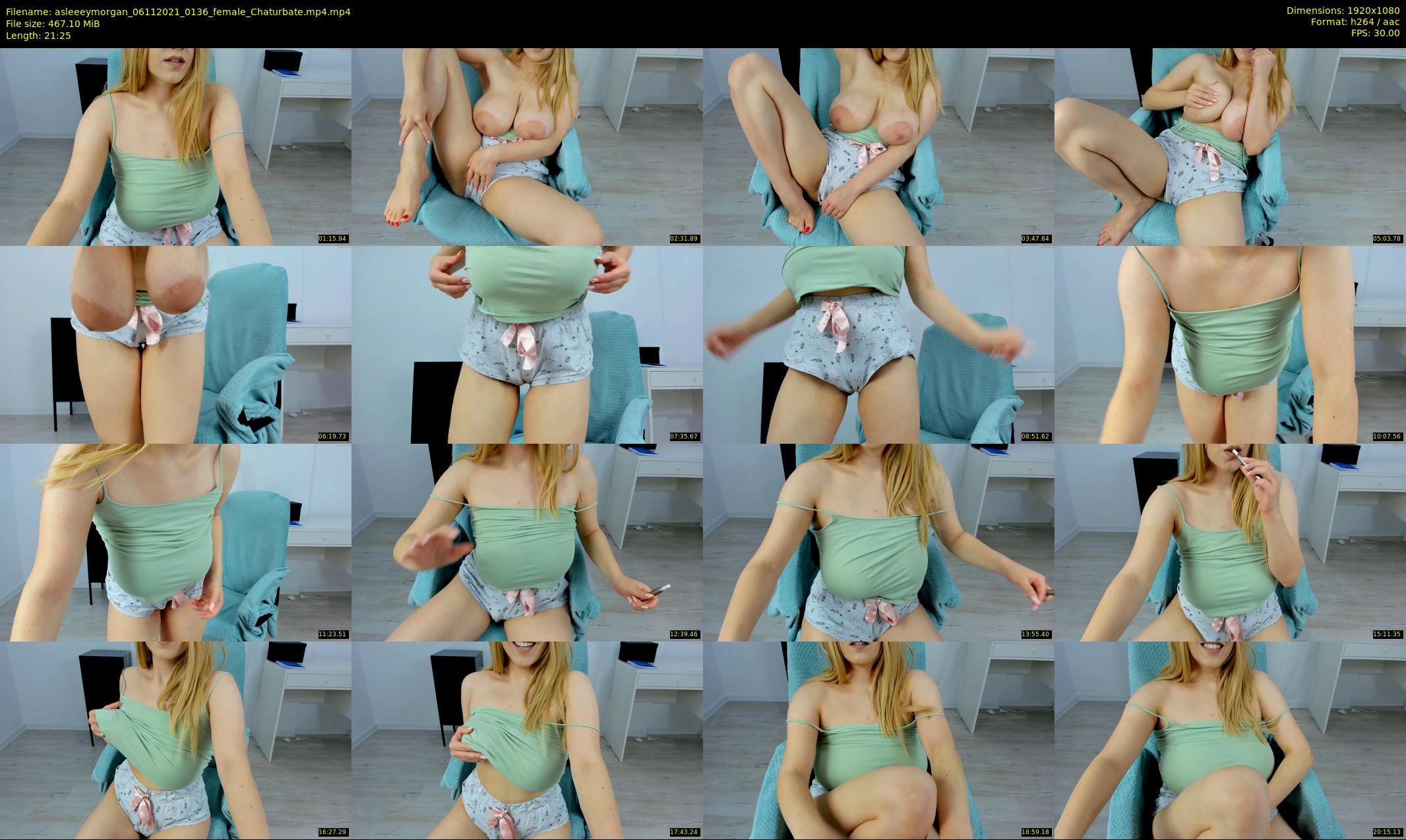 asleeeymorgan — 22 minute Chaturbate female cam show recording, 1080p, Nov 6, 2021