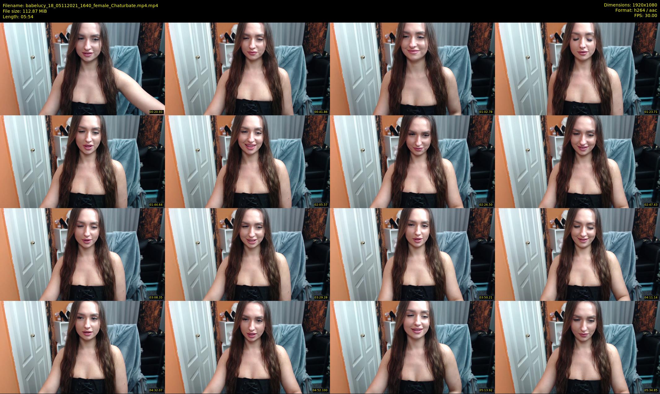 babelucy_18 — 6 minute Chaturbate female cam show recording, 1080p, Nov 5, 2021