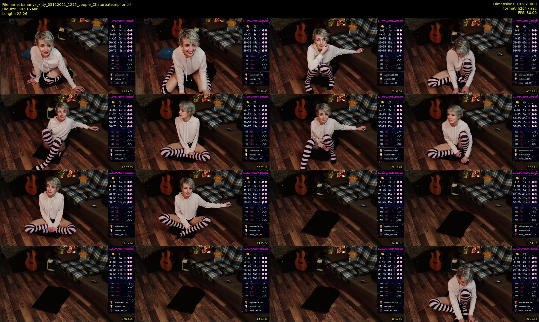 bananya_kitty — 23 minute Chaturbate couple cam show recording, 1080p, Nov 5, 2021