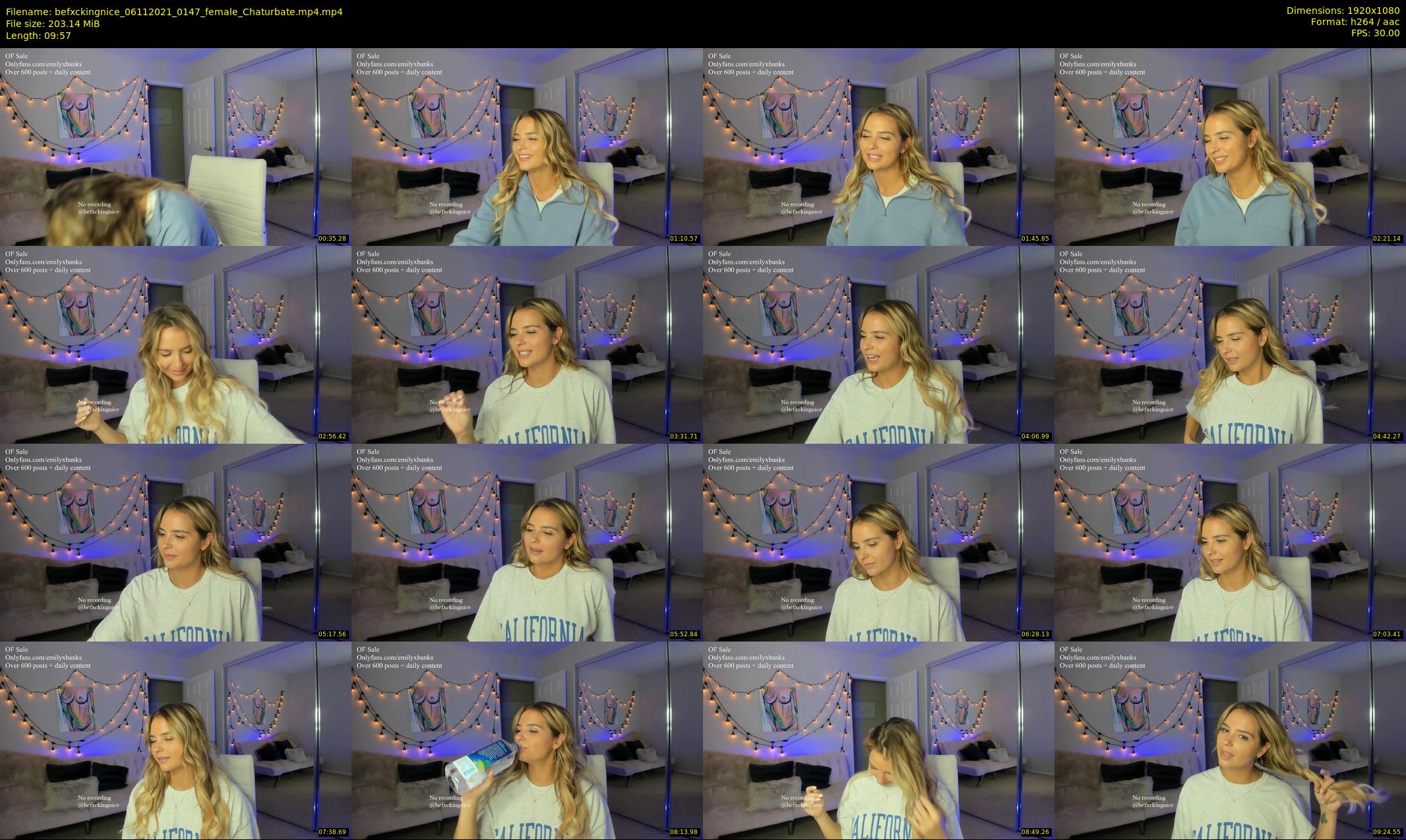befxckingnice — 10 minute Chaturbate female cam show recording, 1080p, Nov 6, 2021