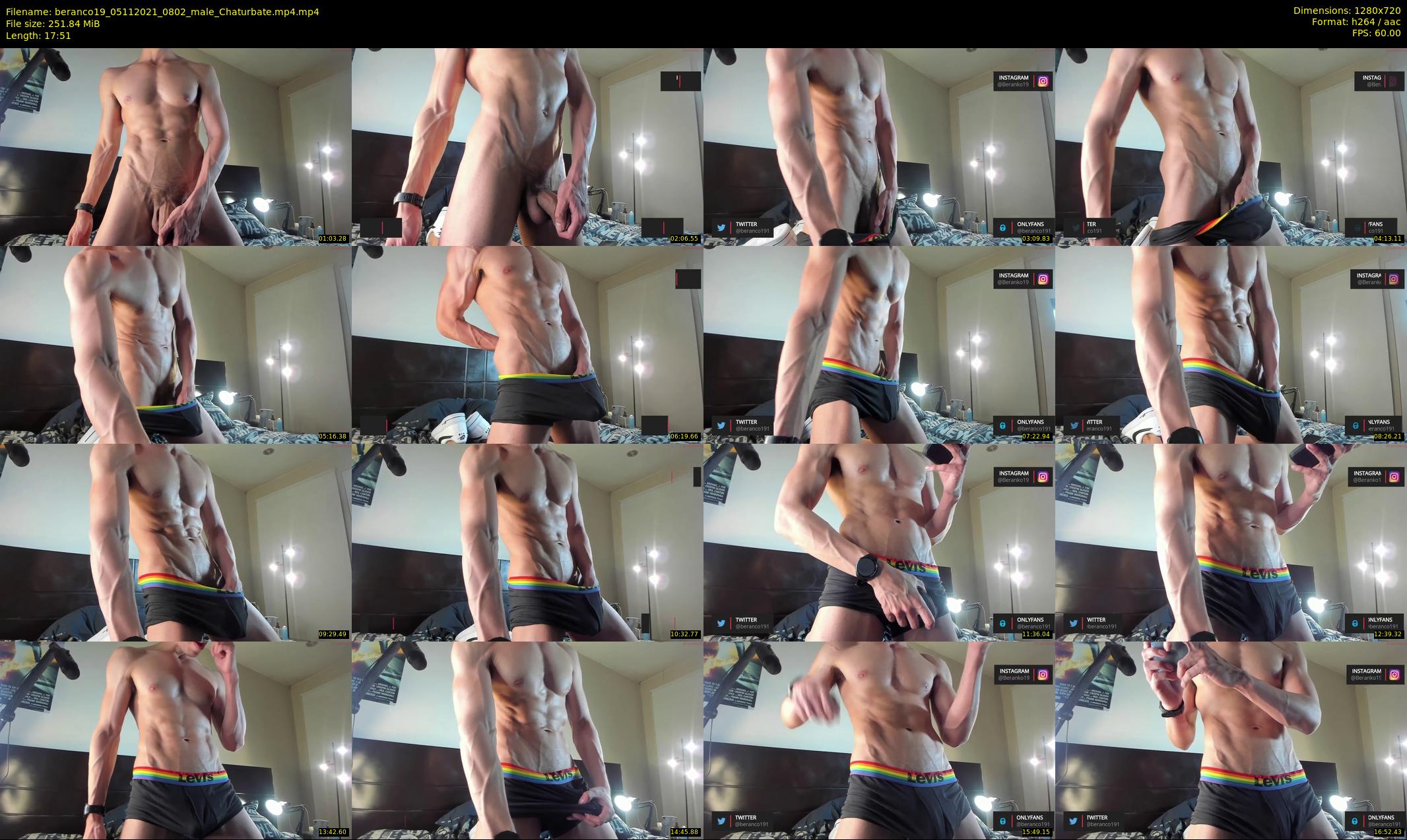 beranco19 — 18 minute Chaturbate male cam show recording, 720p, Nov 5, 2021