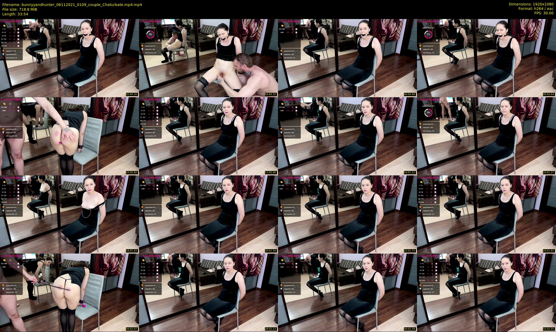 bunnyyandhunter — 34 minute Chaturbate couple cam show recording, 1080p, Nov 6, 2021