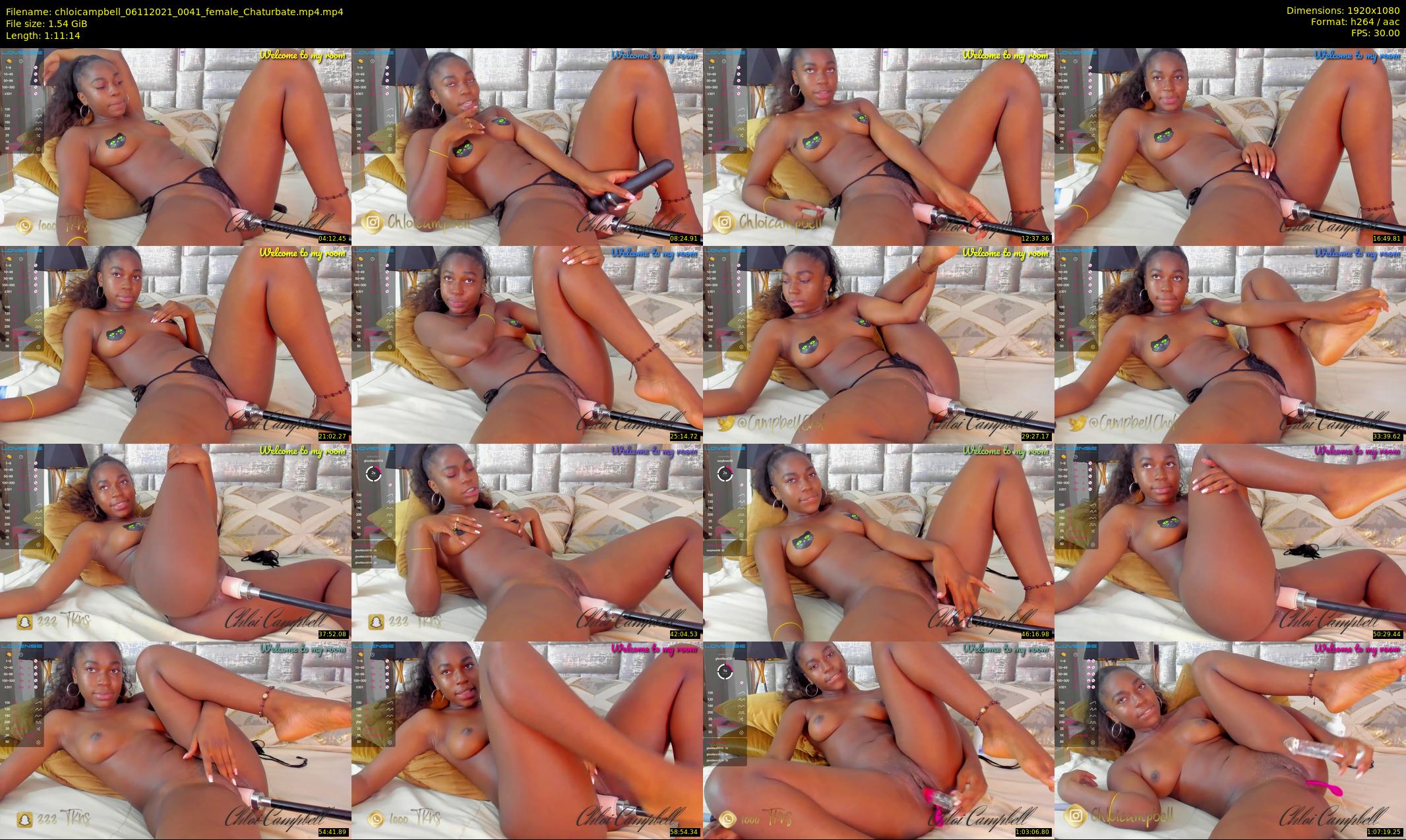 chloicampbell — 72 minute Chaturbate female cam show recording, 1080p, Nov 6, 2021