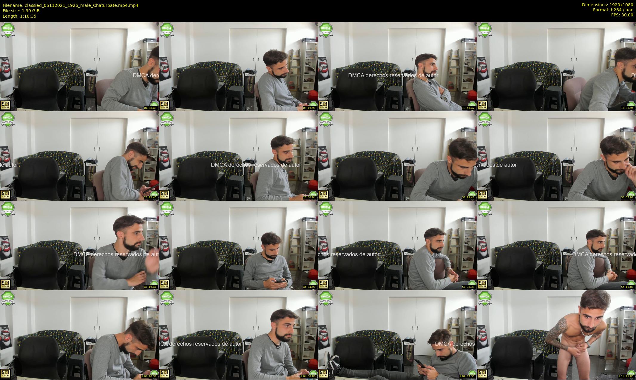 classied — 79 minute Chaturbate male cam show recording, 1080p, Nov 5, 2021
