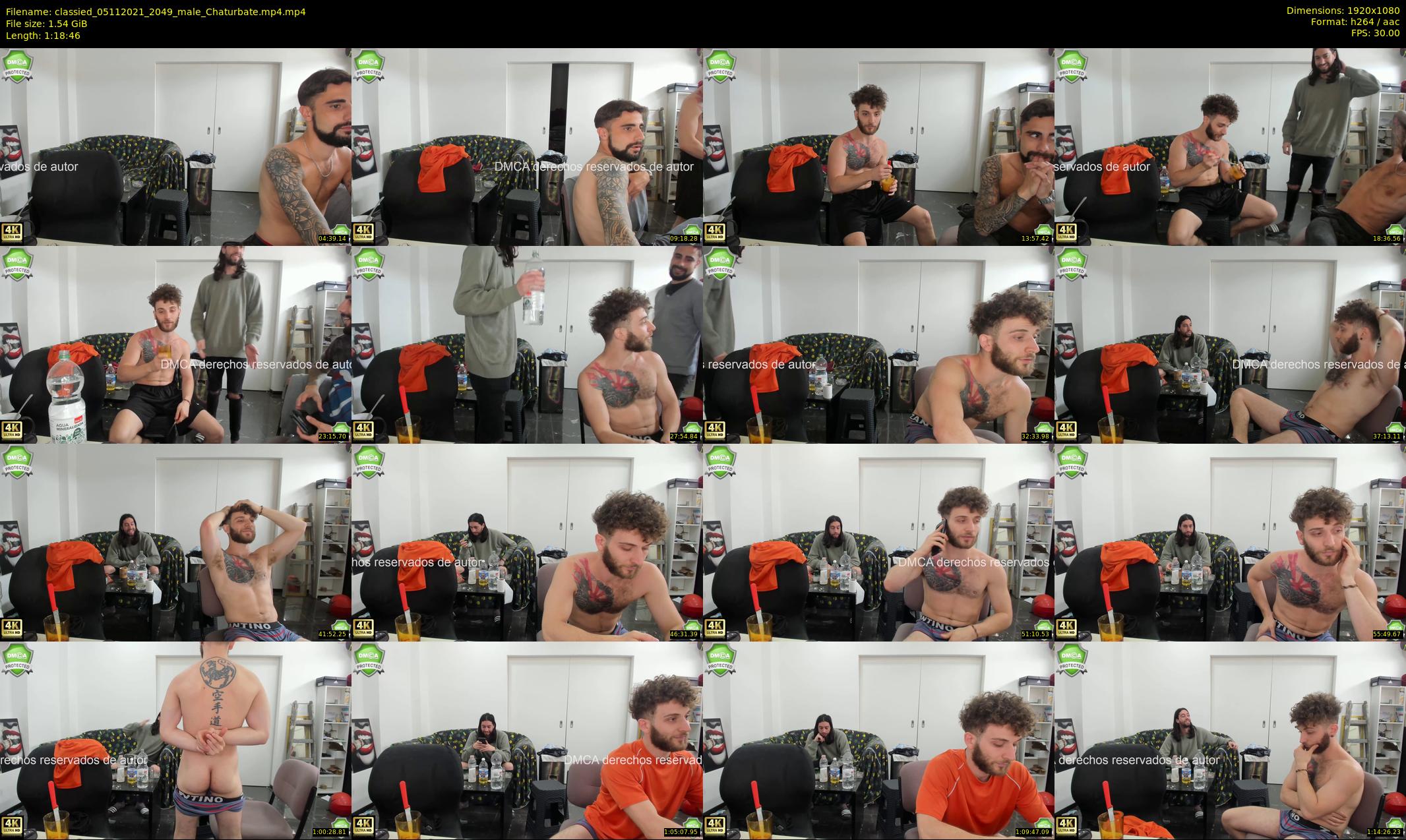 classied — 79 minute Chaturbate male cam show recording, 1080p, Nov 5, 2021