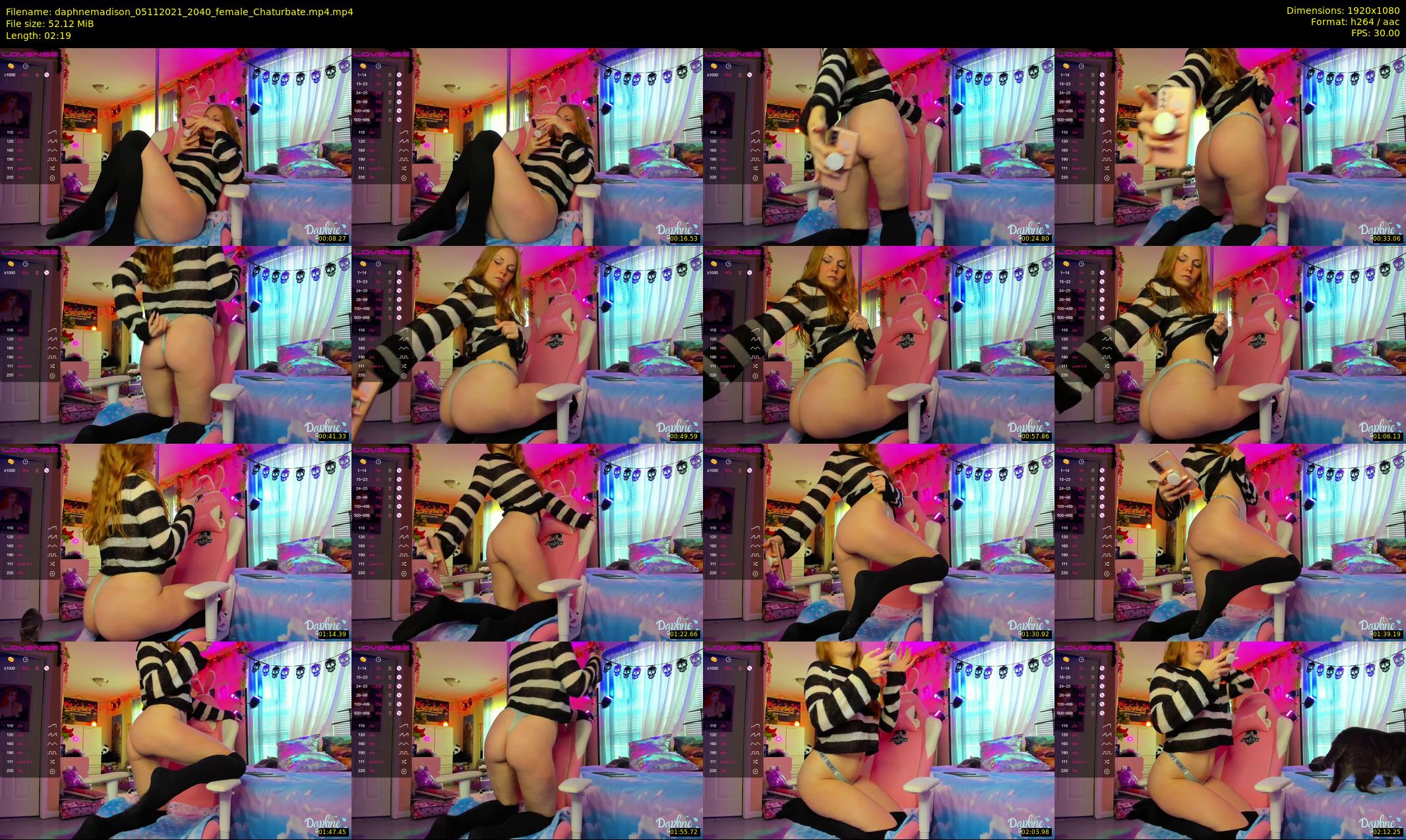 daphnemadison — 3 minute Chaturbate couple cam show recording, 1080p, Nov 5, 2021
