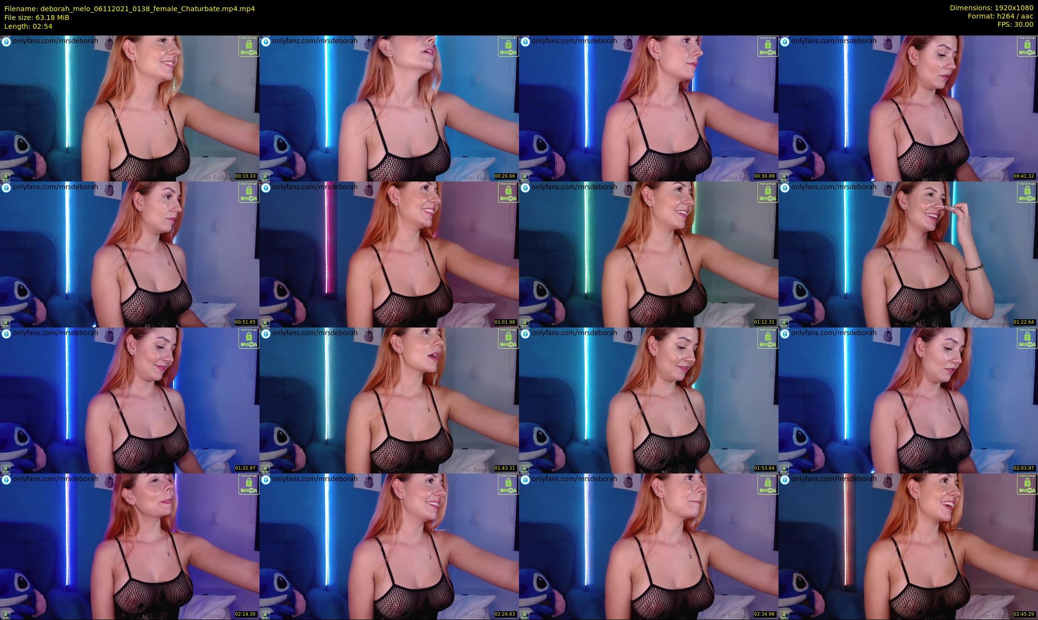 deborah_melo — 3 minute Chaturbate female cam show recording, 1080p, Nov 6, 2021