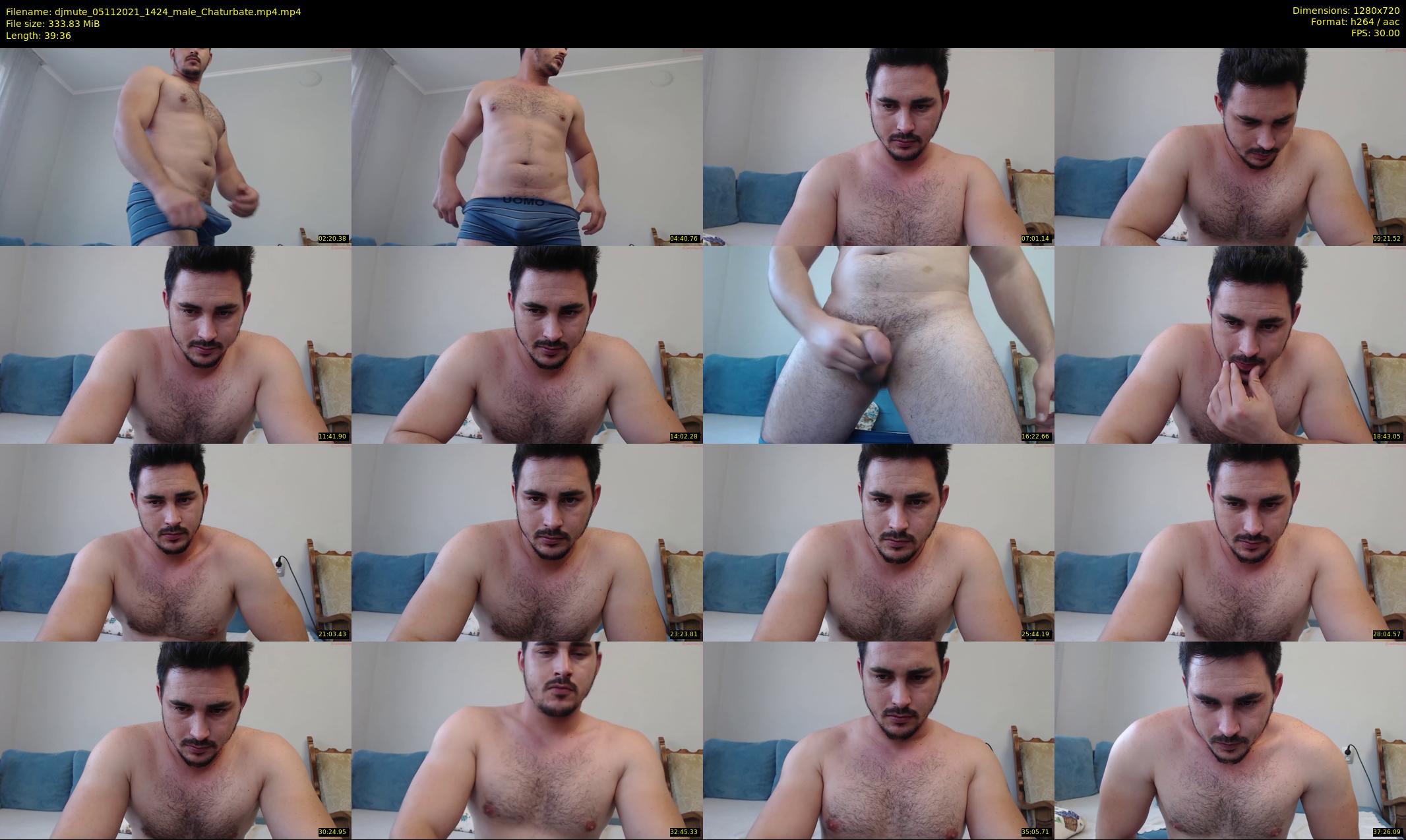 djmute — 40 minute Chaturbate male cam show recording, 720p, Nov 5, 2021