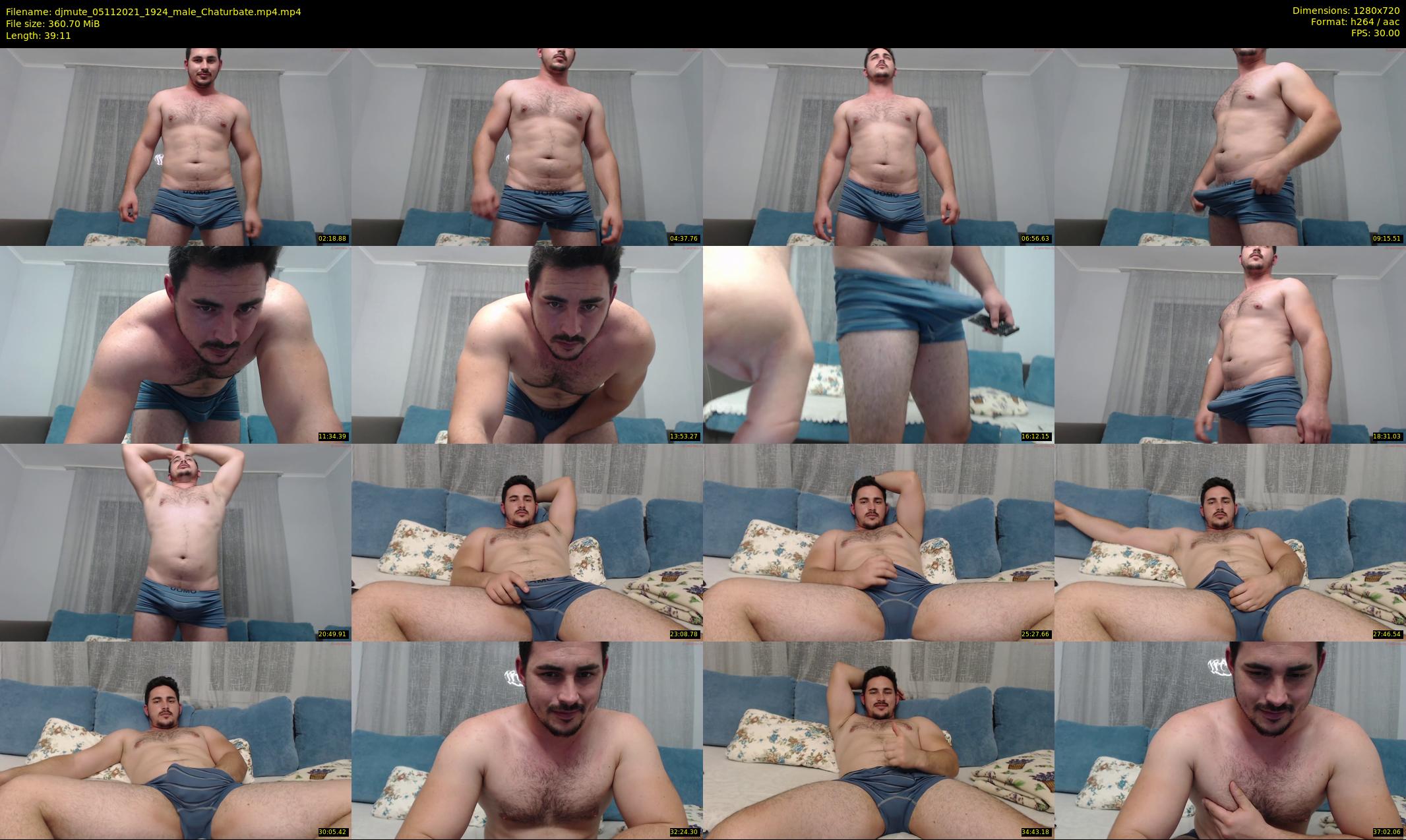djmute — 40 minute Chaturbate male cam show recording, 720p, Nov 5, 2021