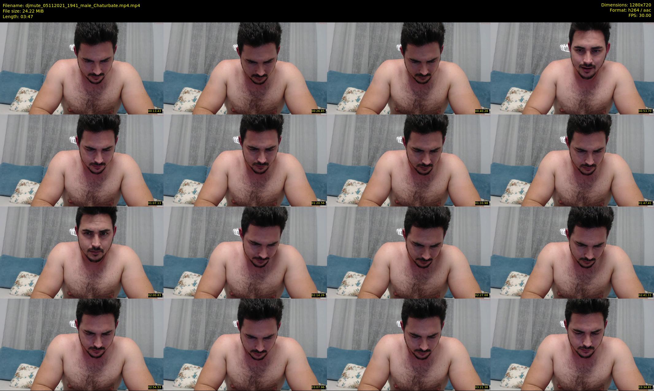 djmute — 4 minute Chaturbate male cam show recording, 720p, Nov 5, 2021