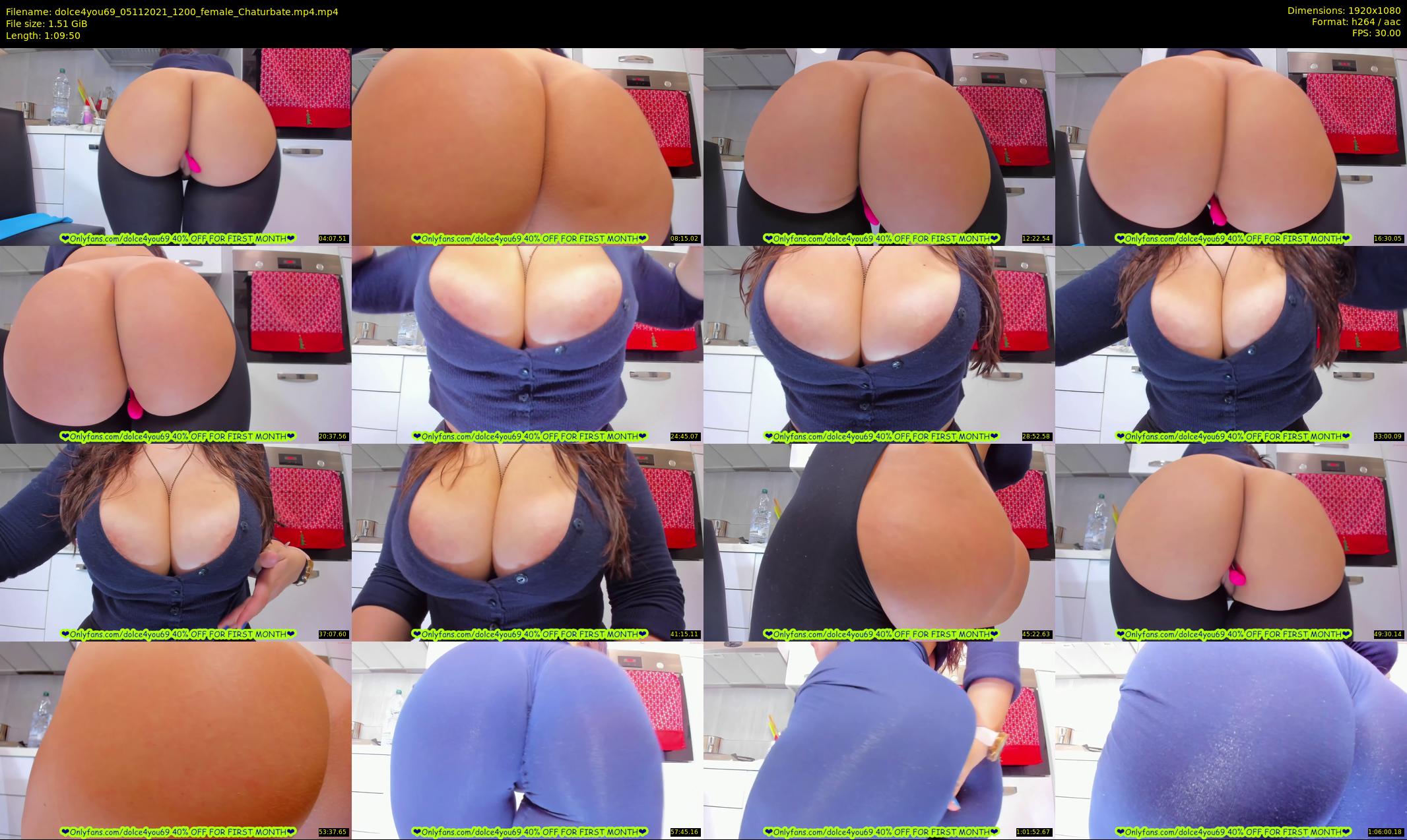 dolce4you69 — 70 minute Chaturbate female cam show recording, 1080p, Nov 5, 2021