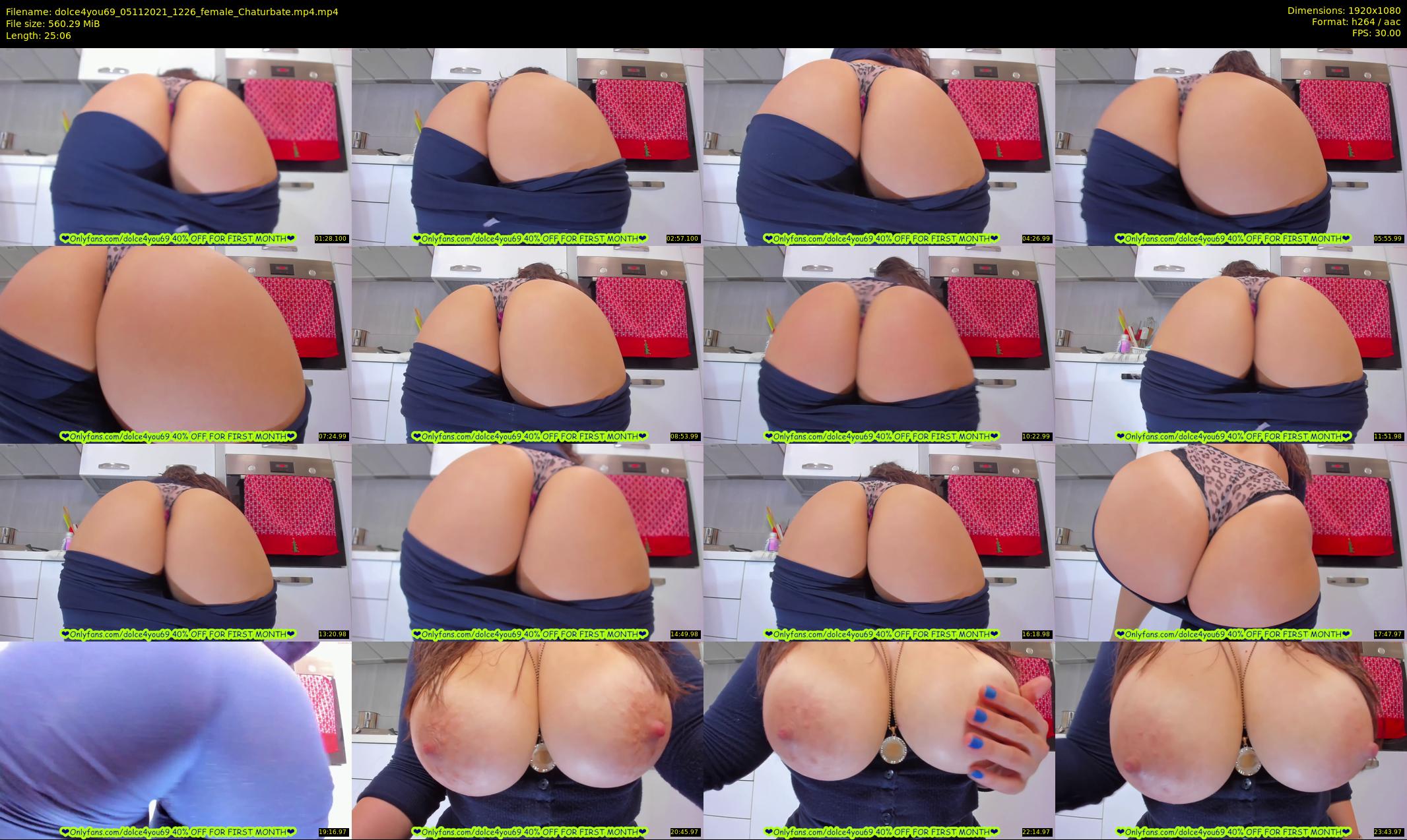 dolce4you69 — 26 minute Chaturbate female cam show recording, 1080p, Nov 5, 2021