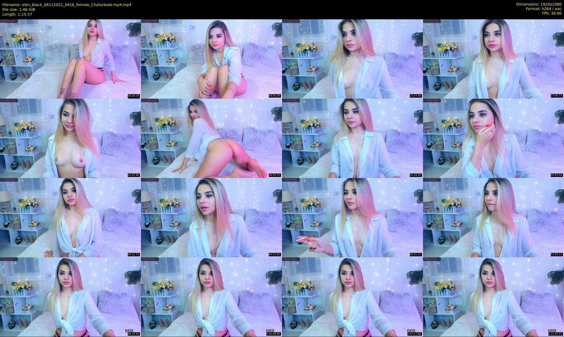 elen_black — 76 minute Chaturbate female cam show recording, 1080p, Nov 6, 2021
