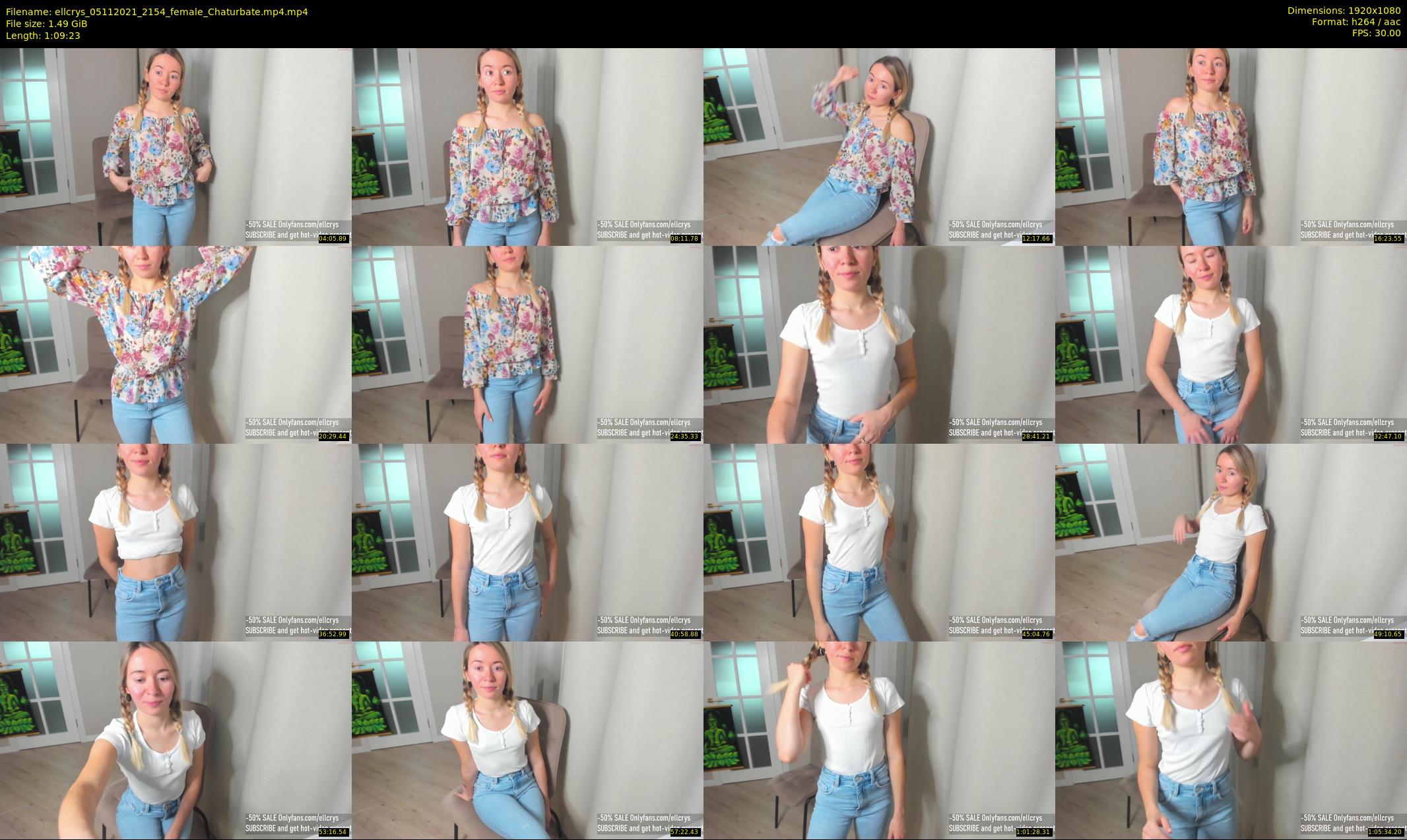 ellcrys — 70 minute Chaturbate couple cam show recording, 1080p, Nov 5, 2021