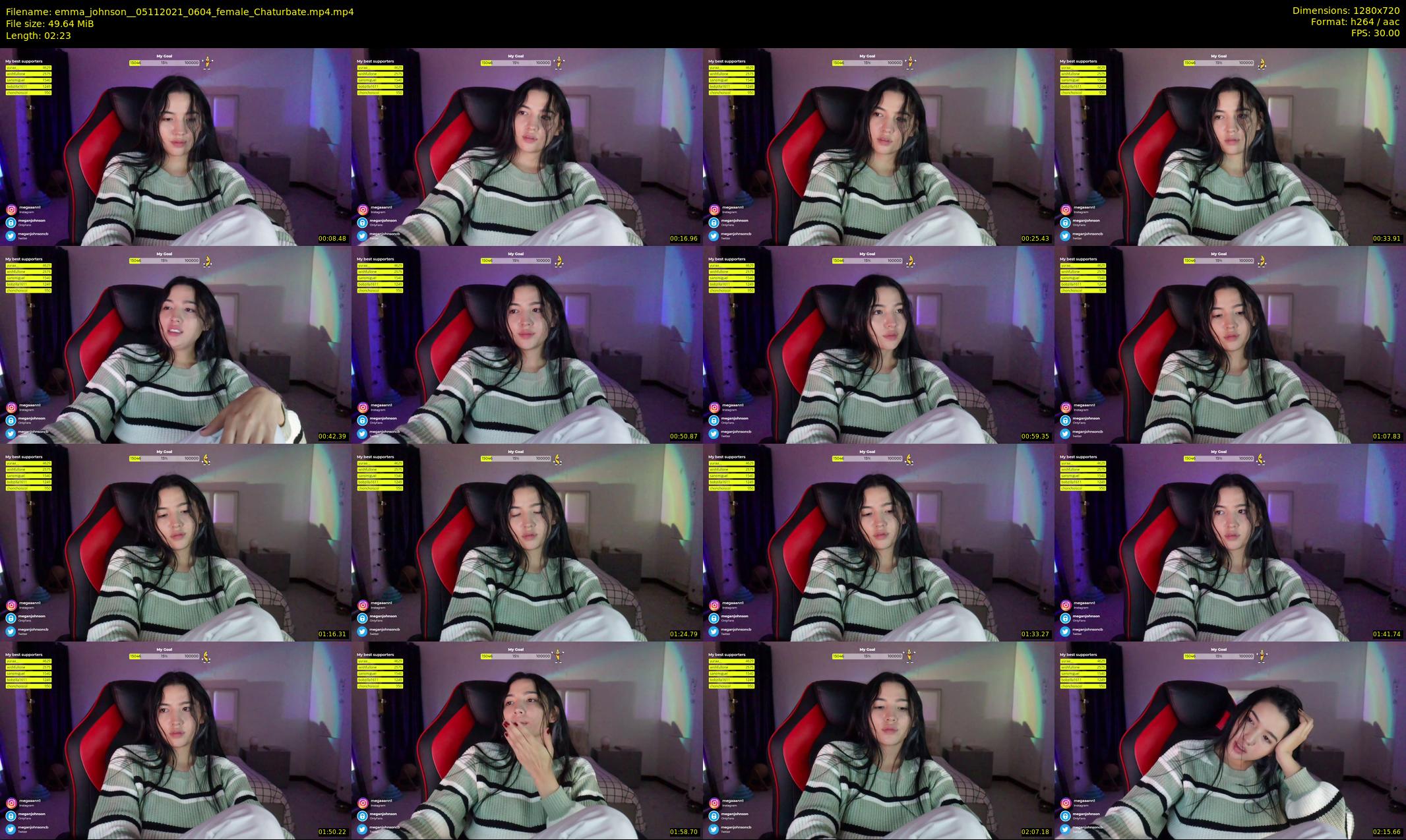 emma_johnson_ — 3 minute Chaturbate female cam show recording, 720p, Nov 5, 2021