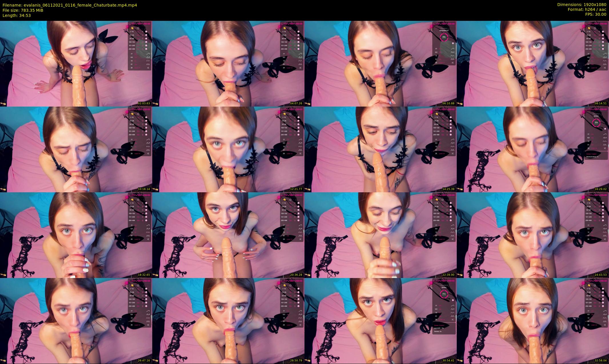 evalanis — 35 minute Chaturbate couple cam show recording, 1080p, Nov 6, 2021