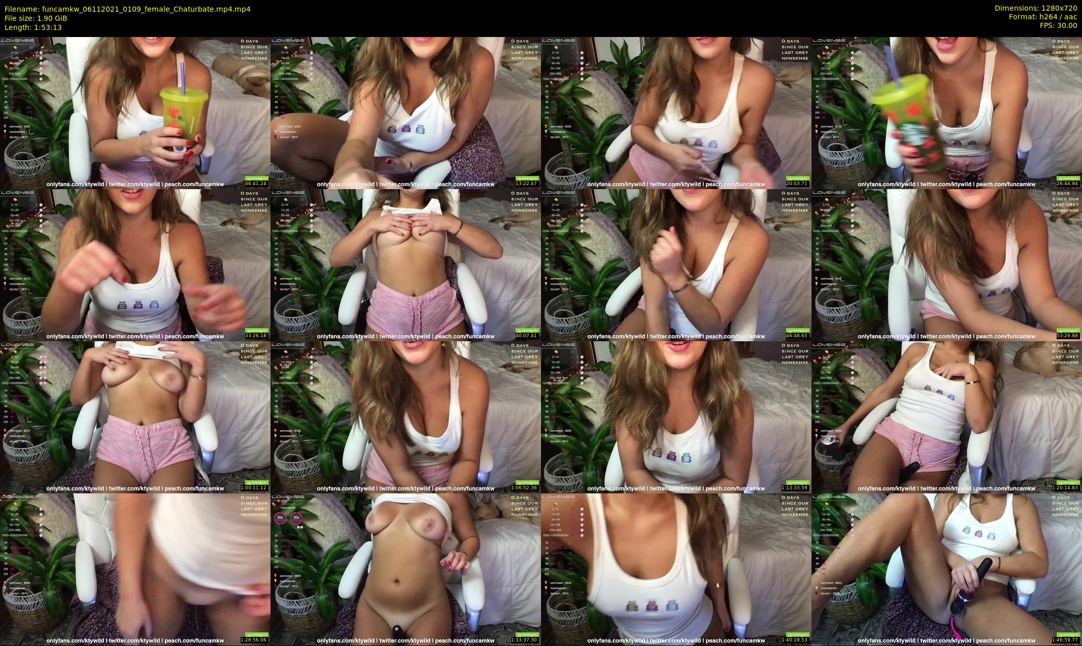 funcamkw — 114 minute Chaturbate female cam show recording, 720p, Nov 6, 2021