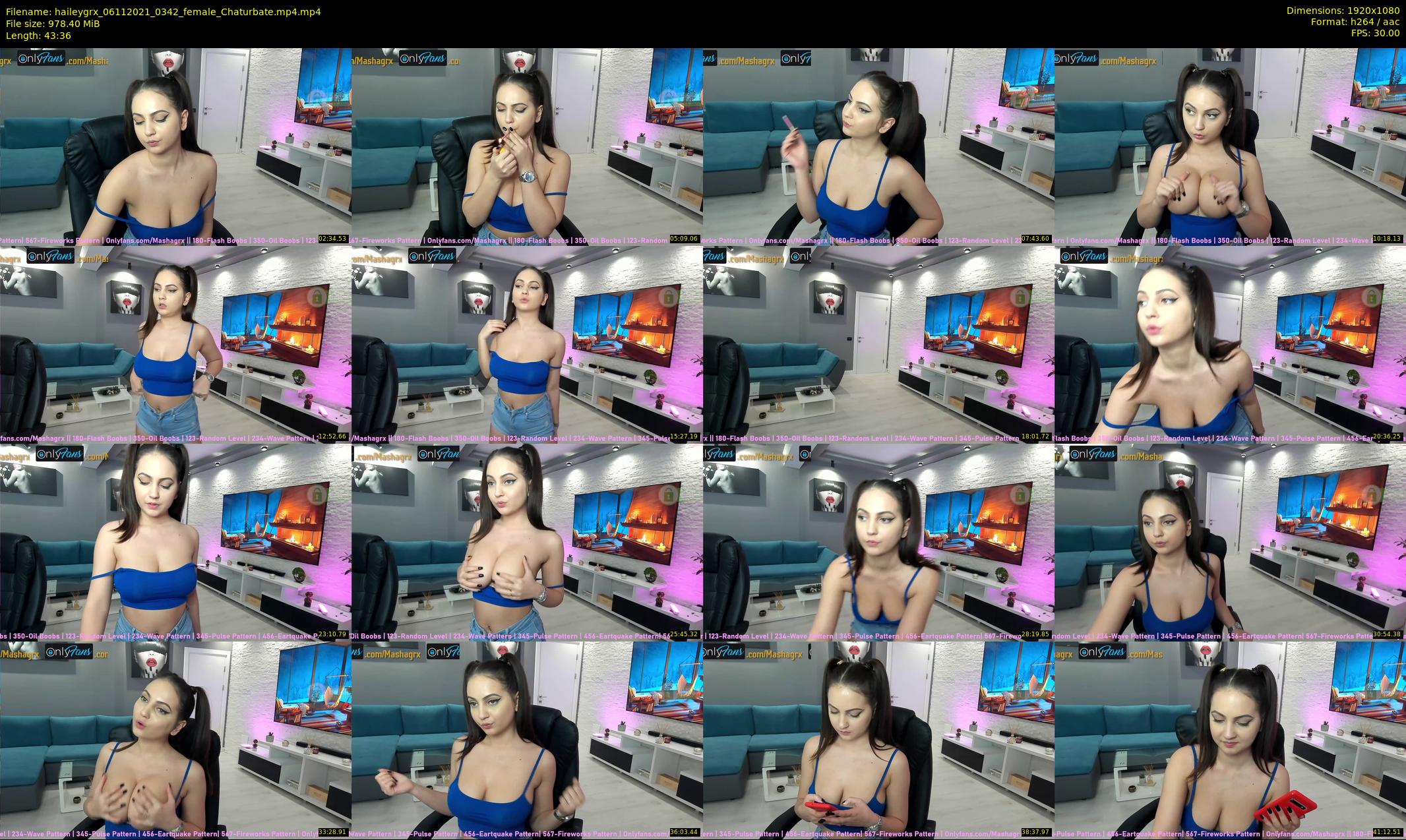 haileygrx — 44 minute Chaturbate female cam show recording, 1080p, Nov 6, 2021