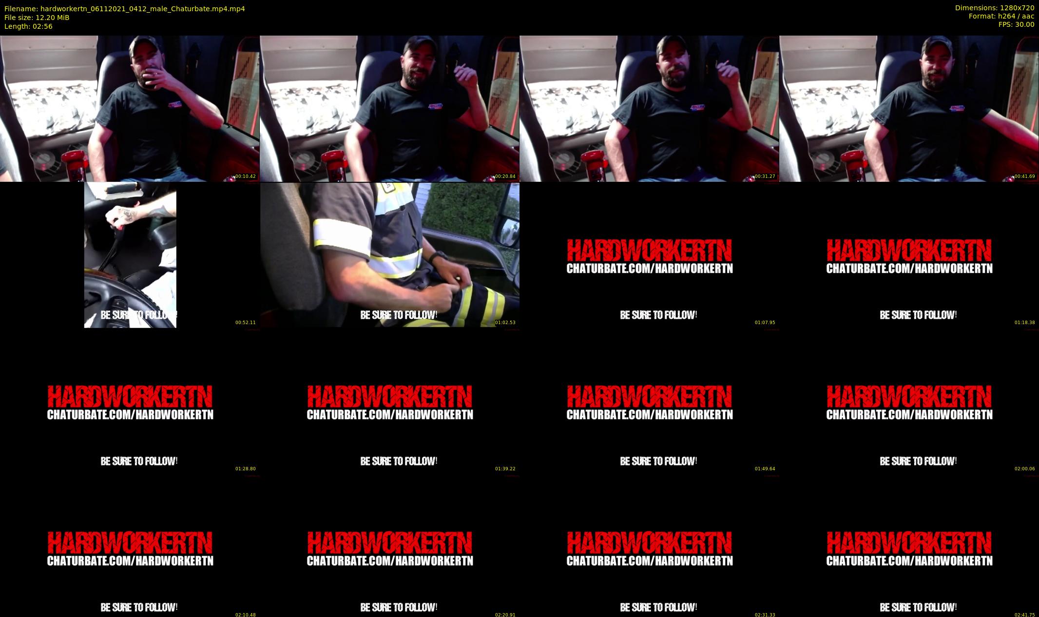 hardworkertn — 3 minute Chaturbate male cam show recording, 720p, Nov 6, 2021