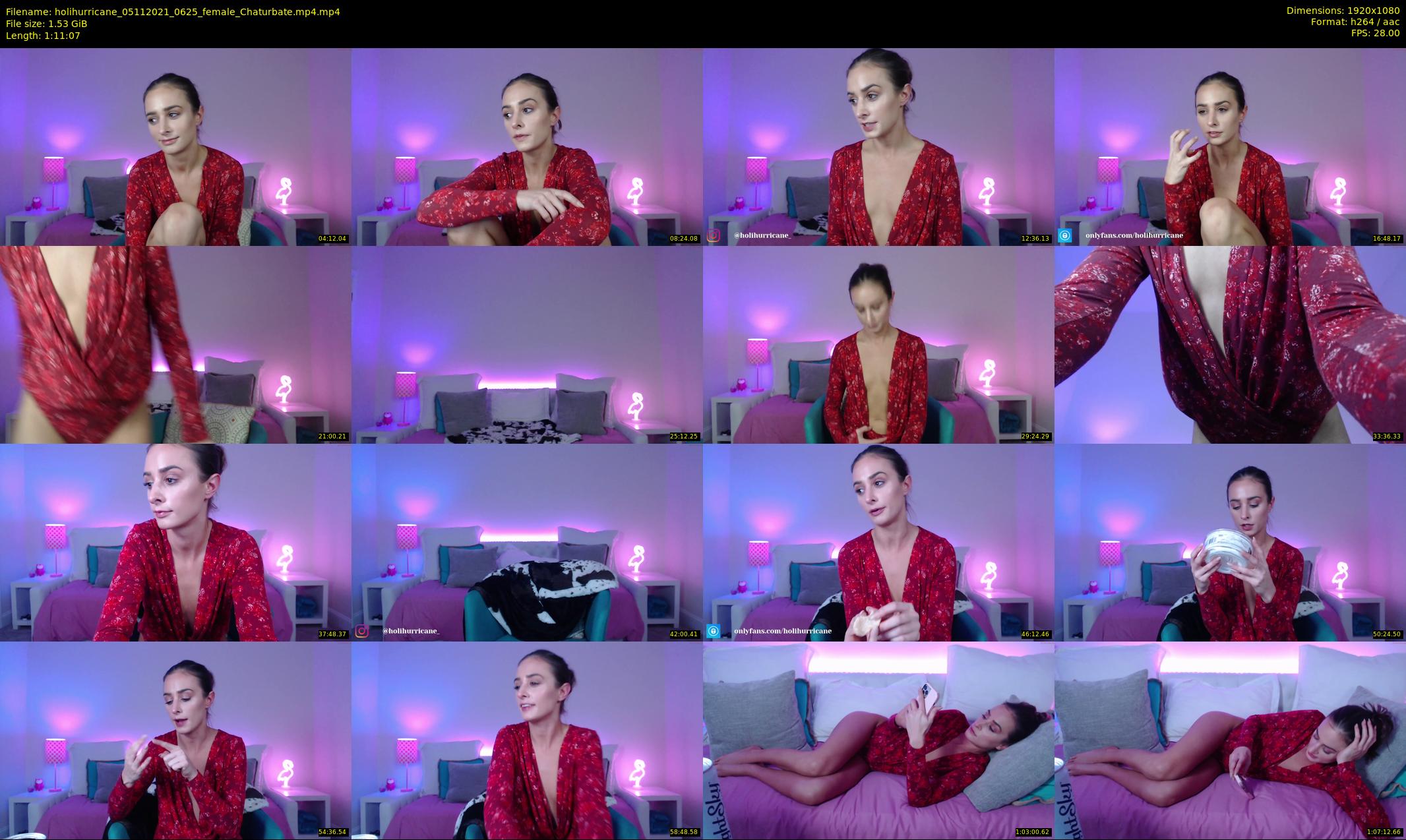 holihurricane — 72 minute Chaturbate female cam show recording, 1080p, Nov 5, 2021