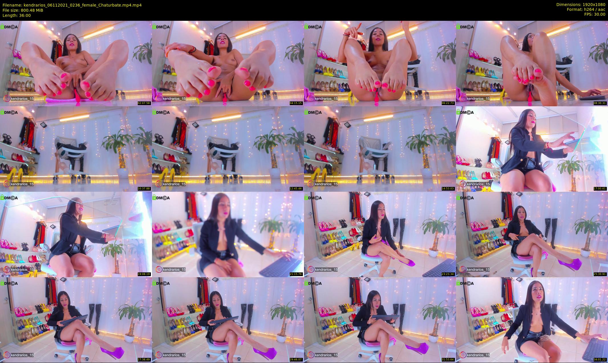 kendrarios — 36 minute Chaturbate female cam show recording, 1080p, Nov 6, 2021