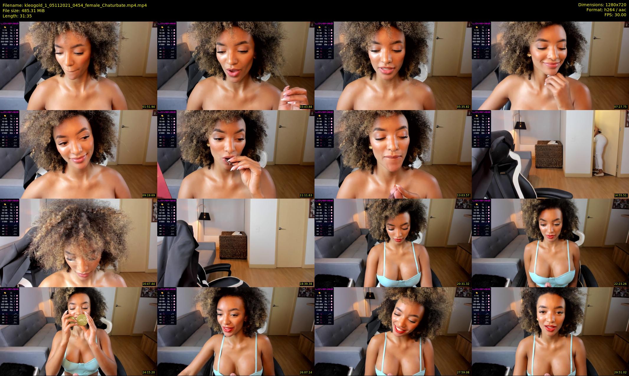 kleogold_1 — 32 minute Chaturbate female cam show recording, 720p, Nov 5, 2021