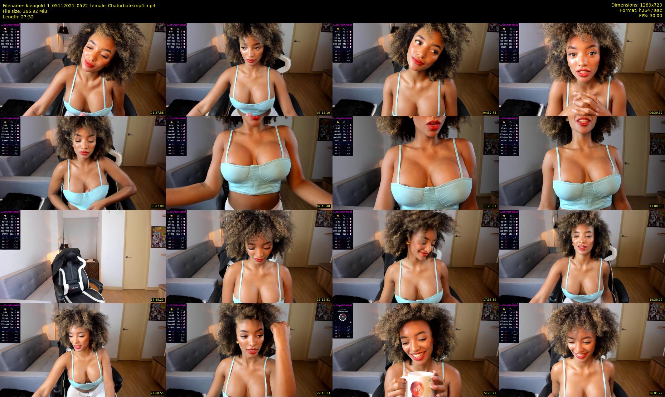 kleogold_1 — 28 minute Chaturbate female cam show recording, 720p, Nov 5, 2021