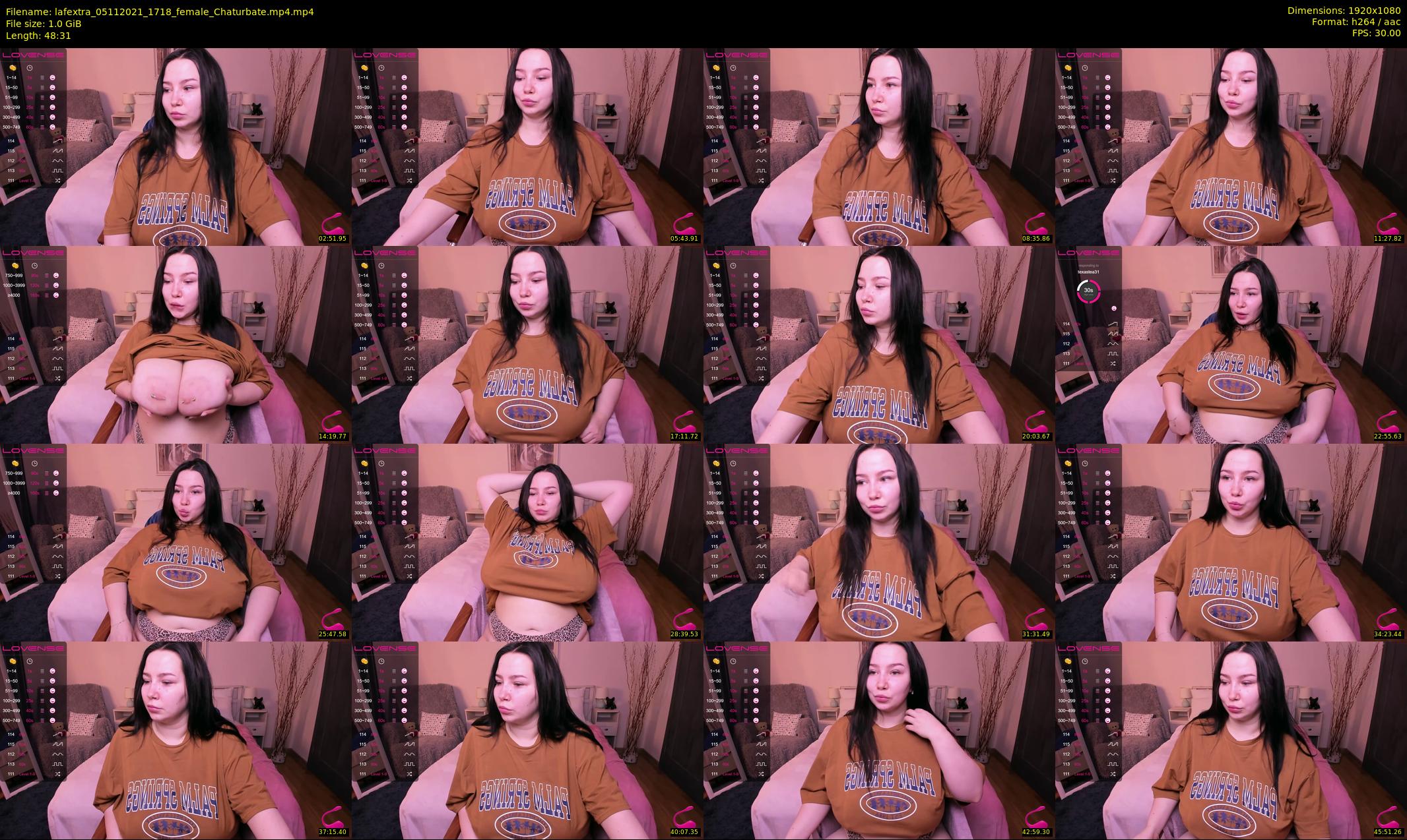 lafextra — 49 minute Chaturbate female cam show recording, 1080p, Nov 5, 2021